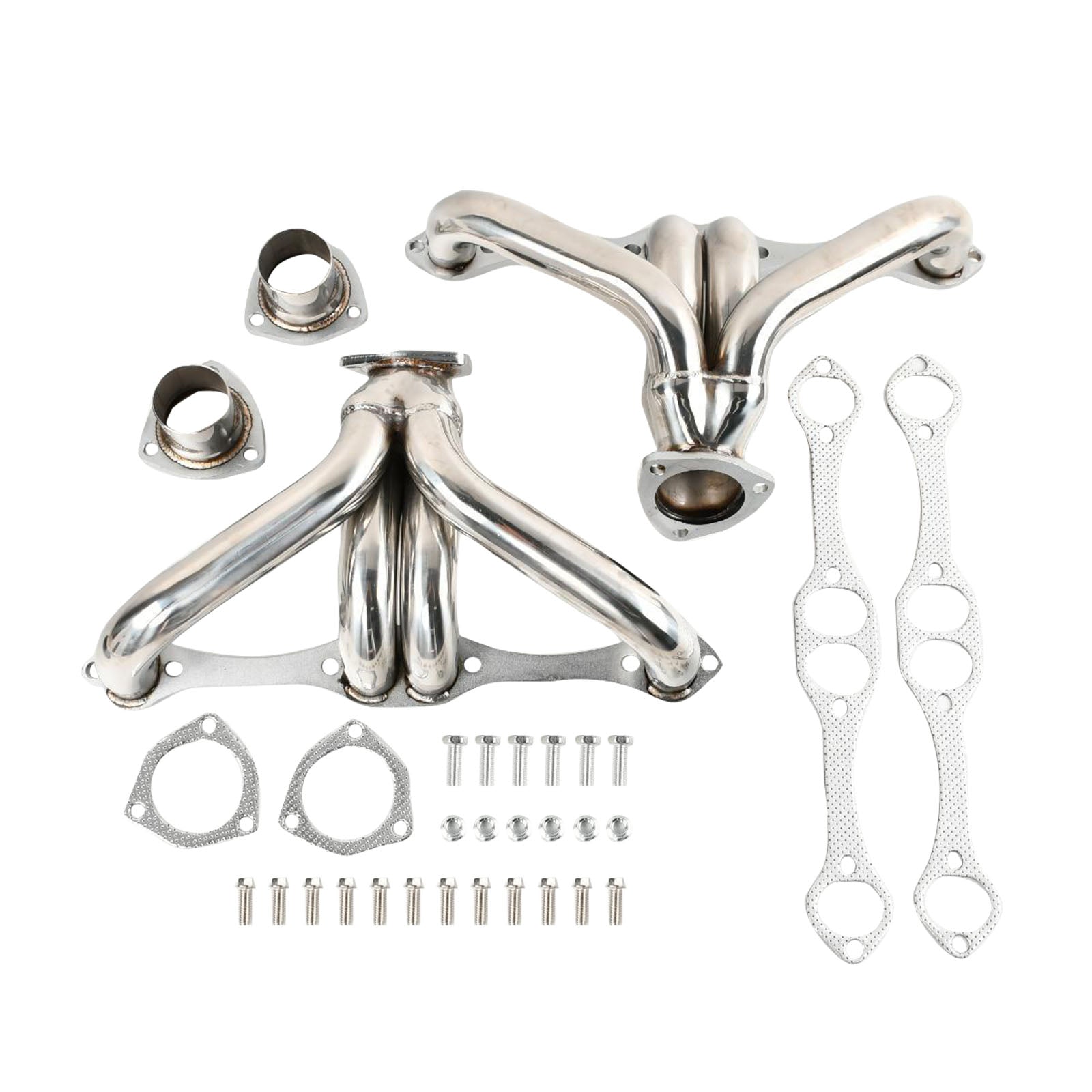 Collecteur d'échappement compatible avec Chevy Small Block SBC 1-5/8""