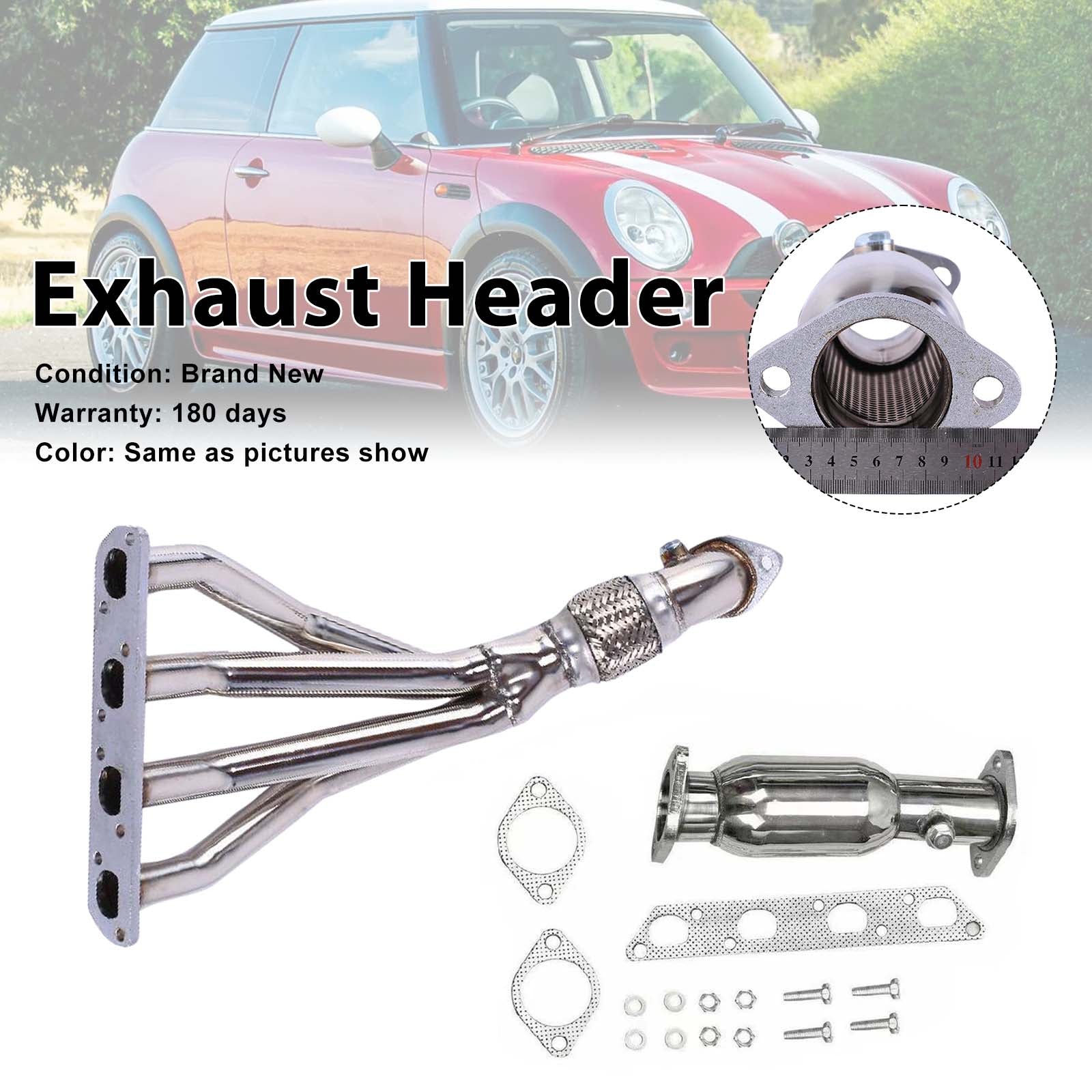 Verzamelaar van&RVS uitlaat voor Mini Cooper R50/R52/R53 2002-2008