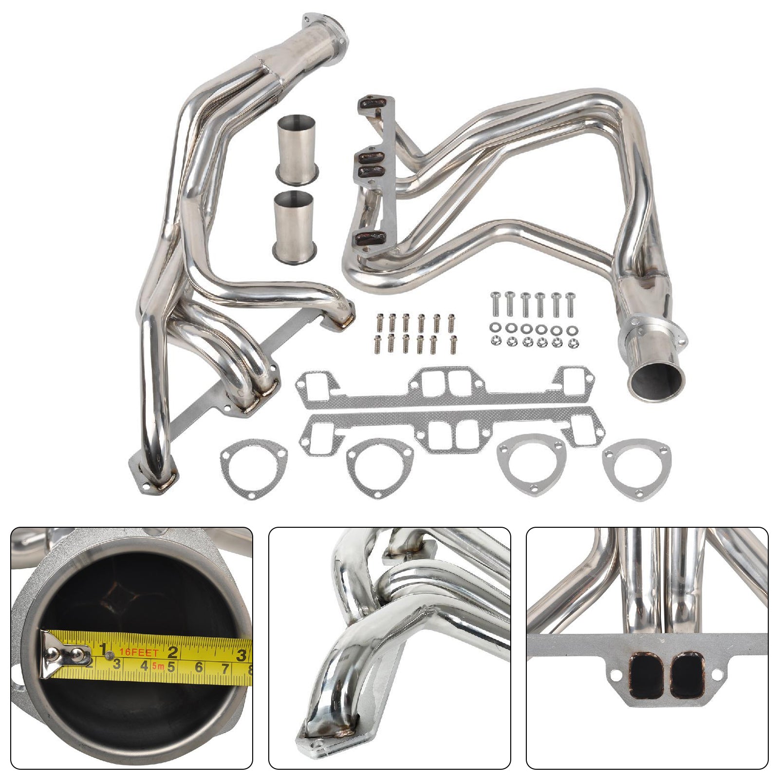 Verzamelaar van&RVS Uitlaat voor Dodge D100 D150 D200 RD200