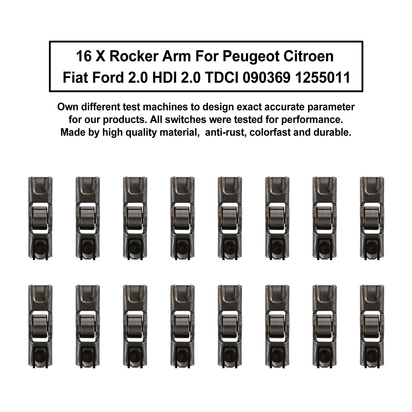 16 X wahacz do Peugeot Citroen Fiat Ford 2.0 HDI 2.0 TDCI 090369 1255011 Generic