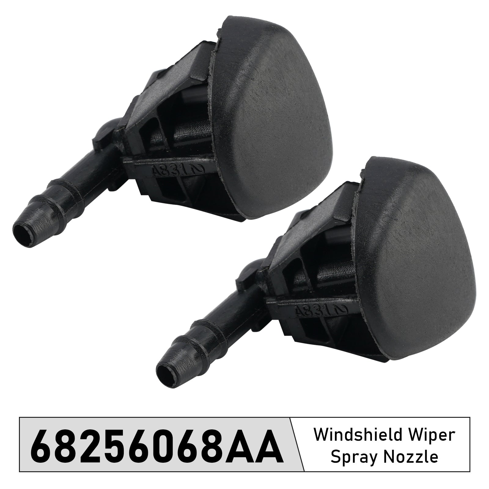 2 buses de lave-glace pour Jeep Renegade 2015-2020 (2 pièces) 68256068AA