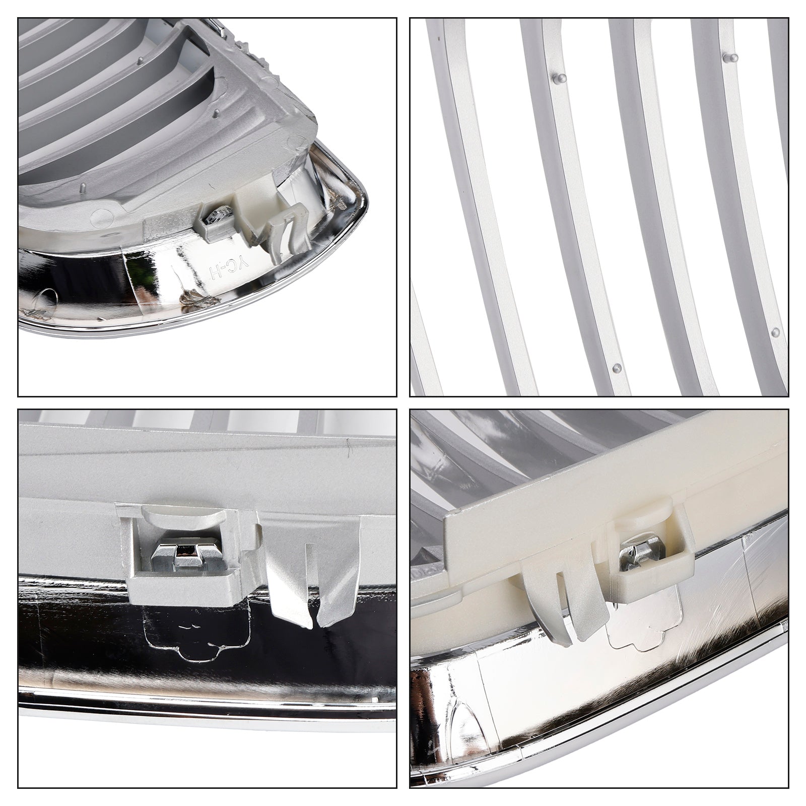 Grille de calandre avant chromée pour BMW E46 Série 3 4 portes 2002-2005