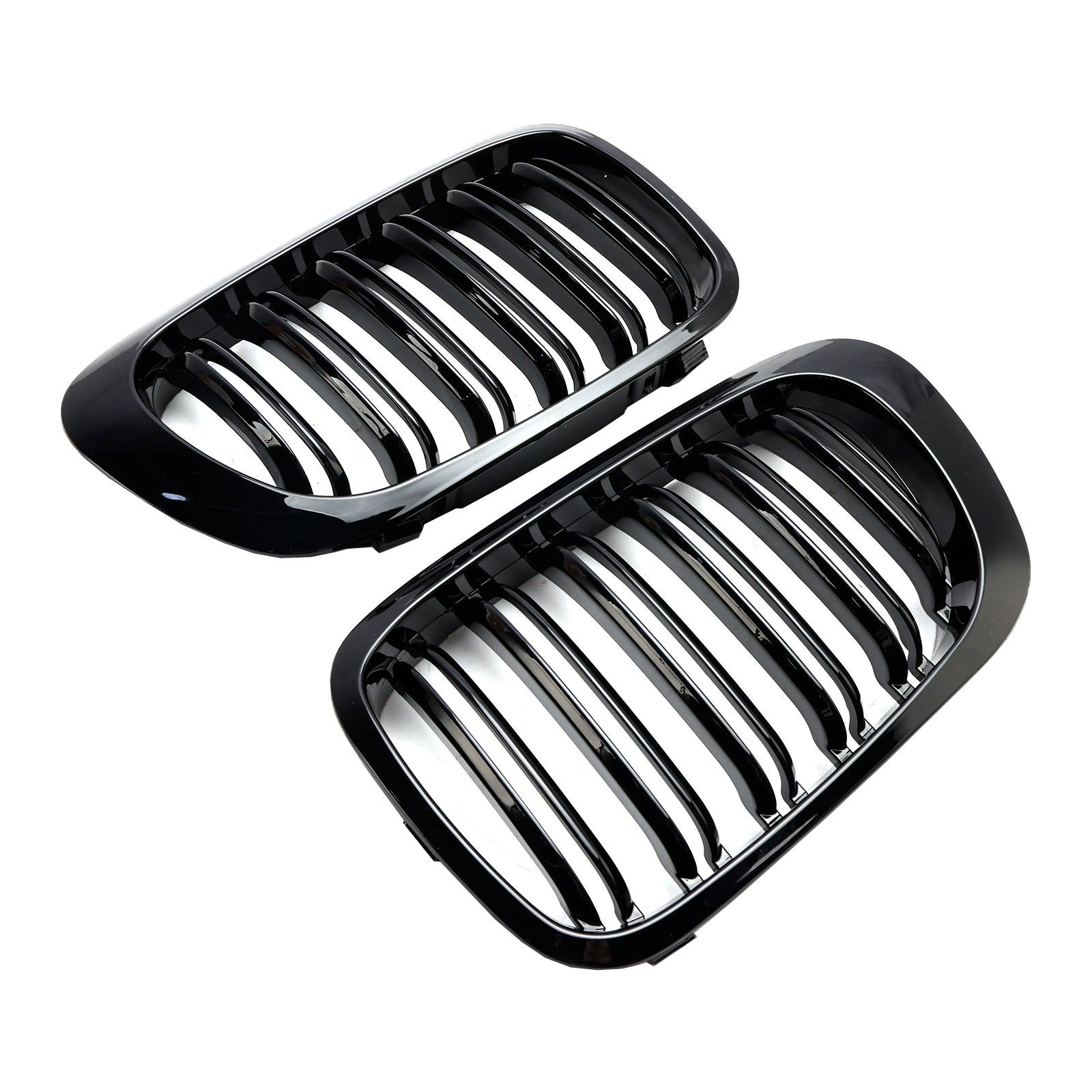 Front Calear Double Shiny Black Line per BMW E46 Coupé/Cabridet 1998 1999 2000 2001
