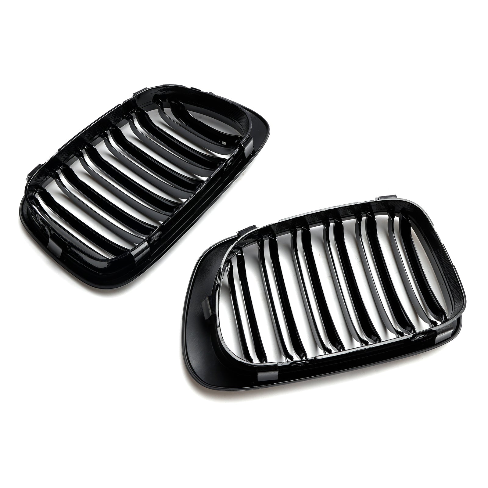 Front Calear Double Shiny Black Line per BMW E46 Coupé/Cabridet 1998 1999 2000 2001
