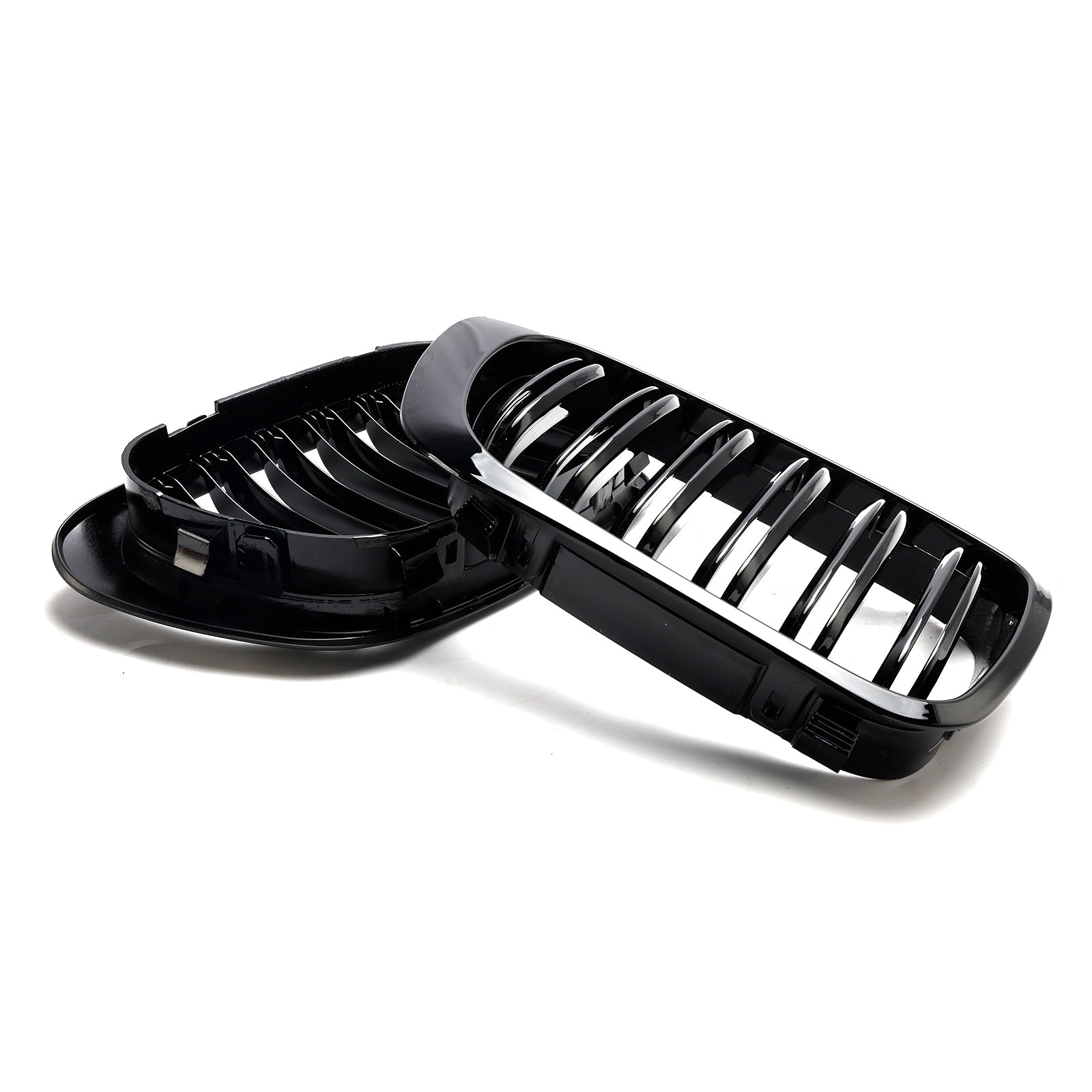 Front Calear Double Shiny Black Line per BMW E46 Coupé/Cabridet 1998 1999 2000 2001