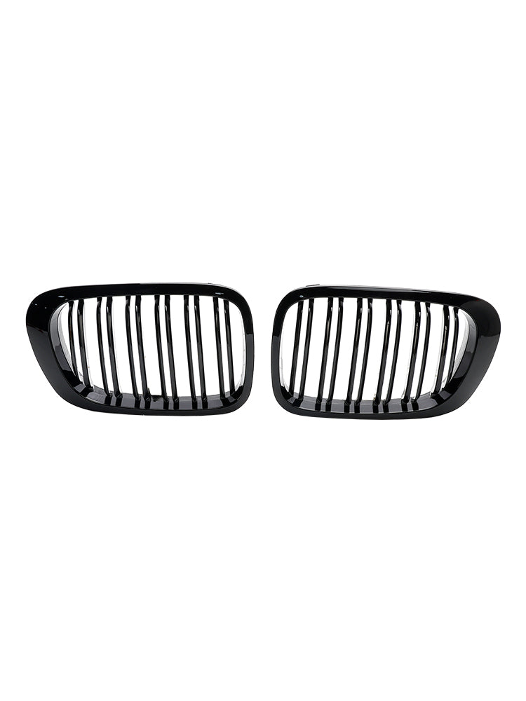 Front Calear Double Shiny Black Line per BMW E46 Coupé/Cabridet 1998 1999 2000 2001