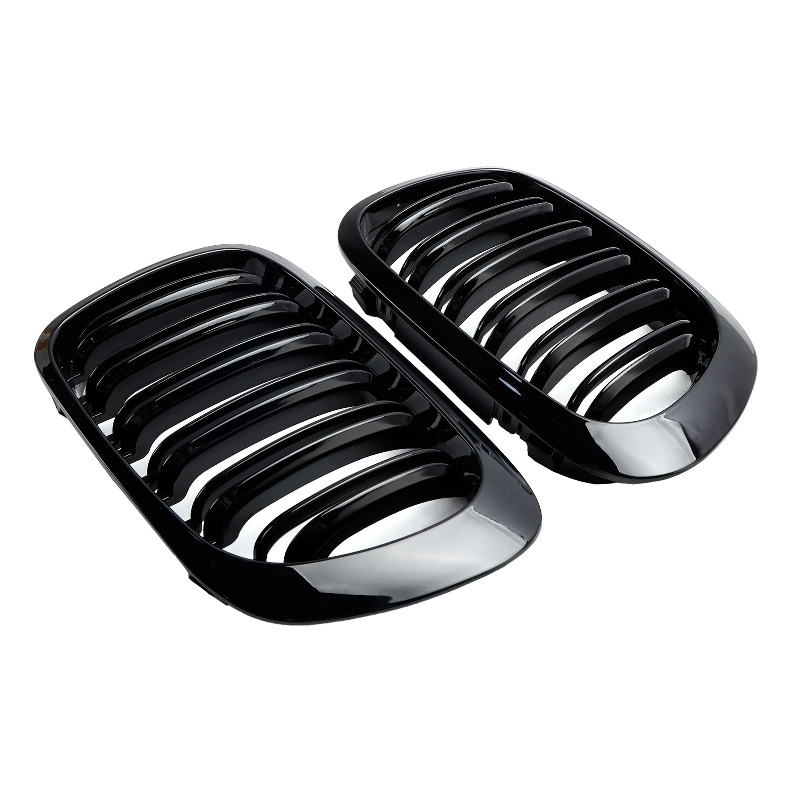 Front Calear Double Shiny Black Line per BMW E46 Coupé/Cabridet 1998 1999 2000 2001