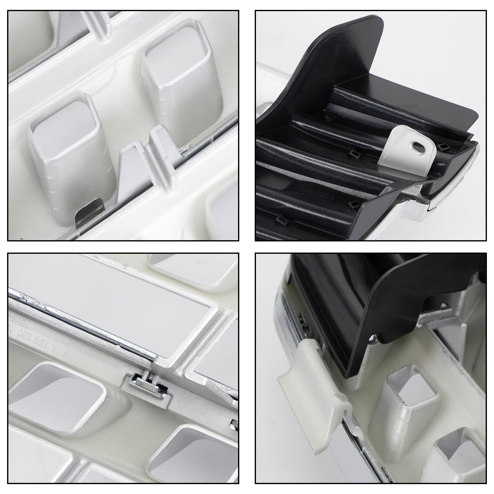 Calandre avant noire chromée pour Mercedes Benz Classe ML W164 ML320/300/350/500 2005 2006 2007 2008