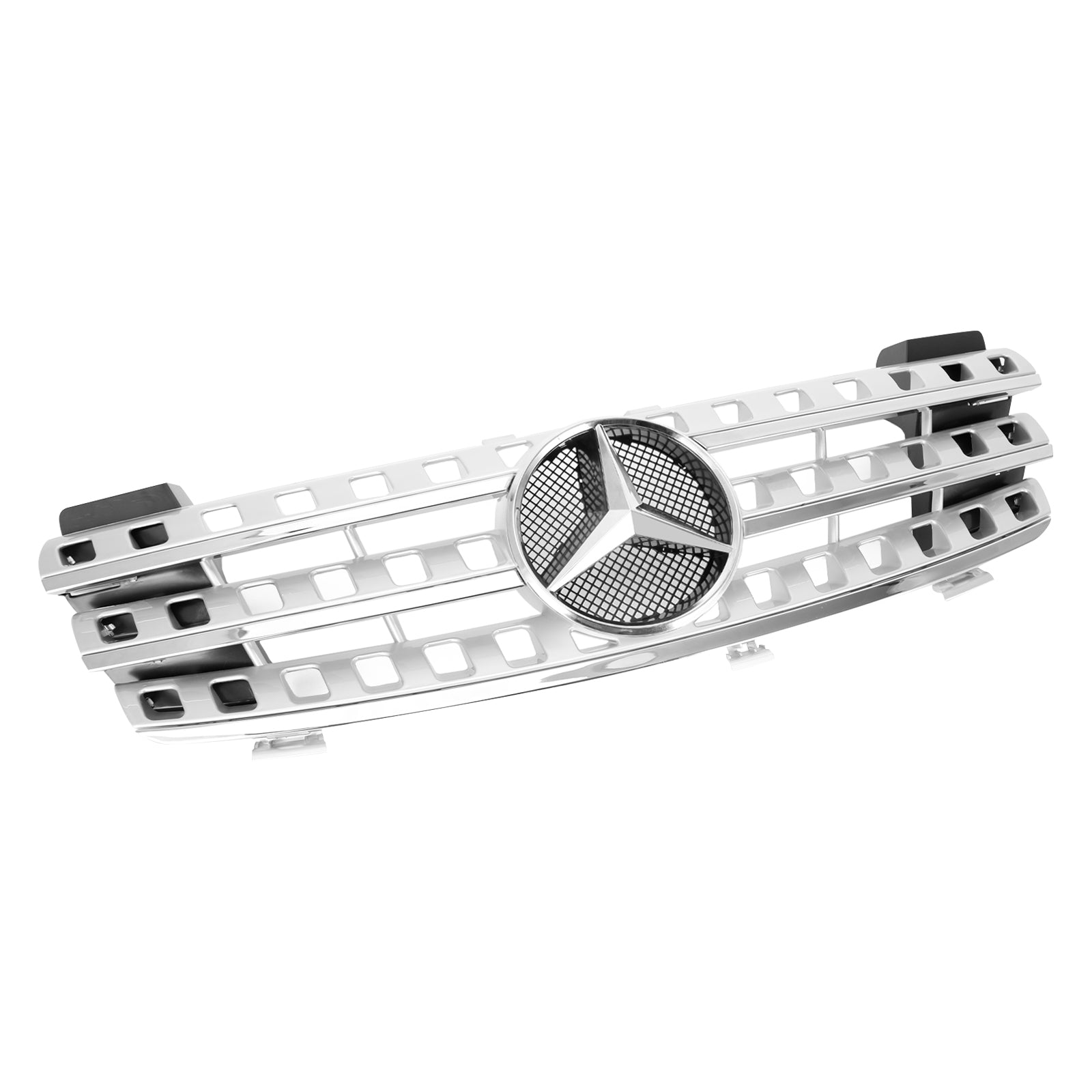 Calandre avant noire chromée pour Mercedes Benz Classe ML W164 ML320/300/350/500 2005 2006 2007 2008