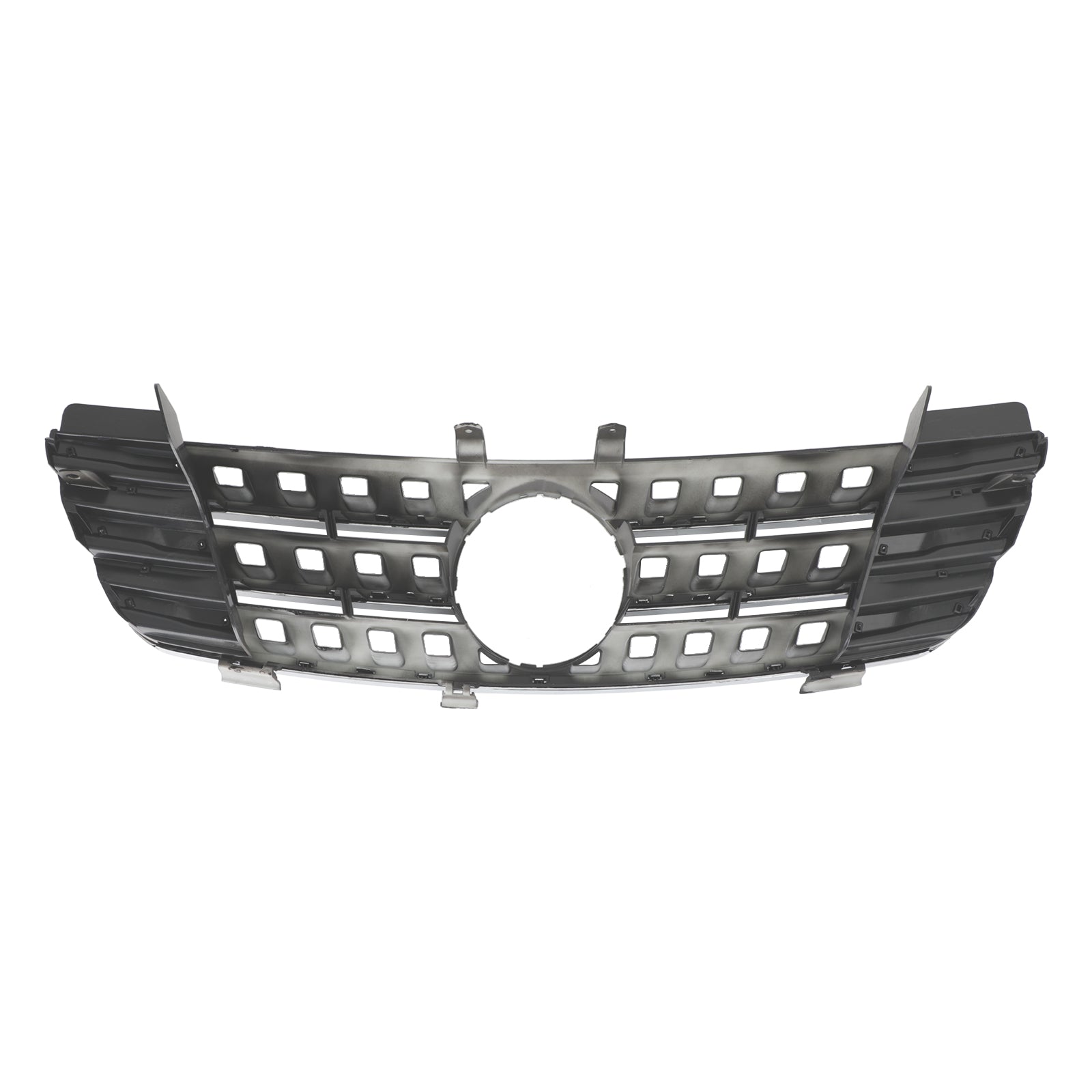 Zwarte chromen grille voor de Mercedes Benz ML-klasse W164 ML320/300/350/500 2005 2006 2007 2008