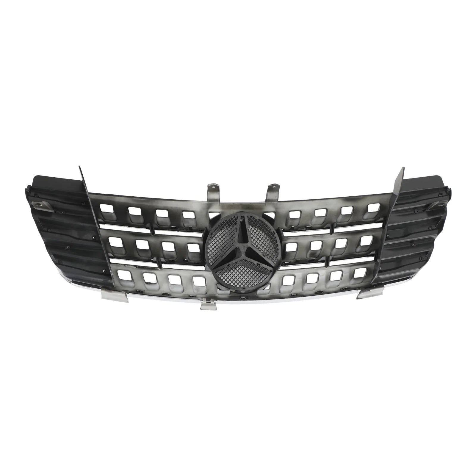 Calandre Avant Grille Compatible avec Mercedes Classe ML W164 2005-2008 Chrome/Noir