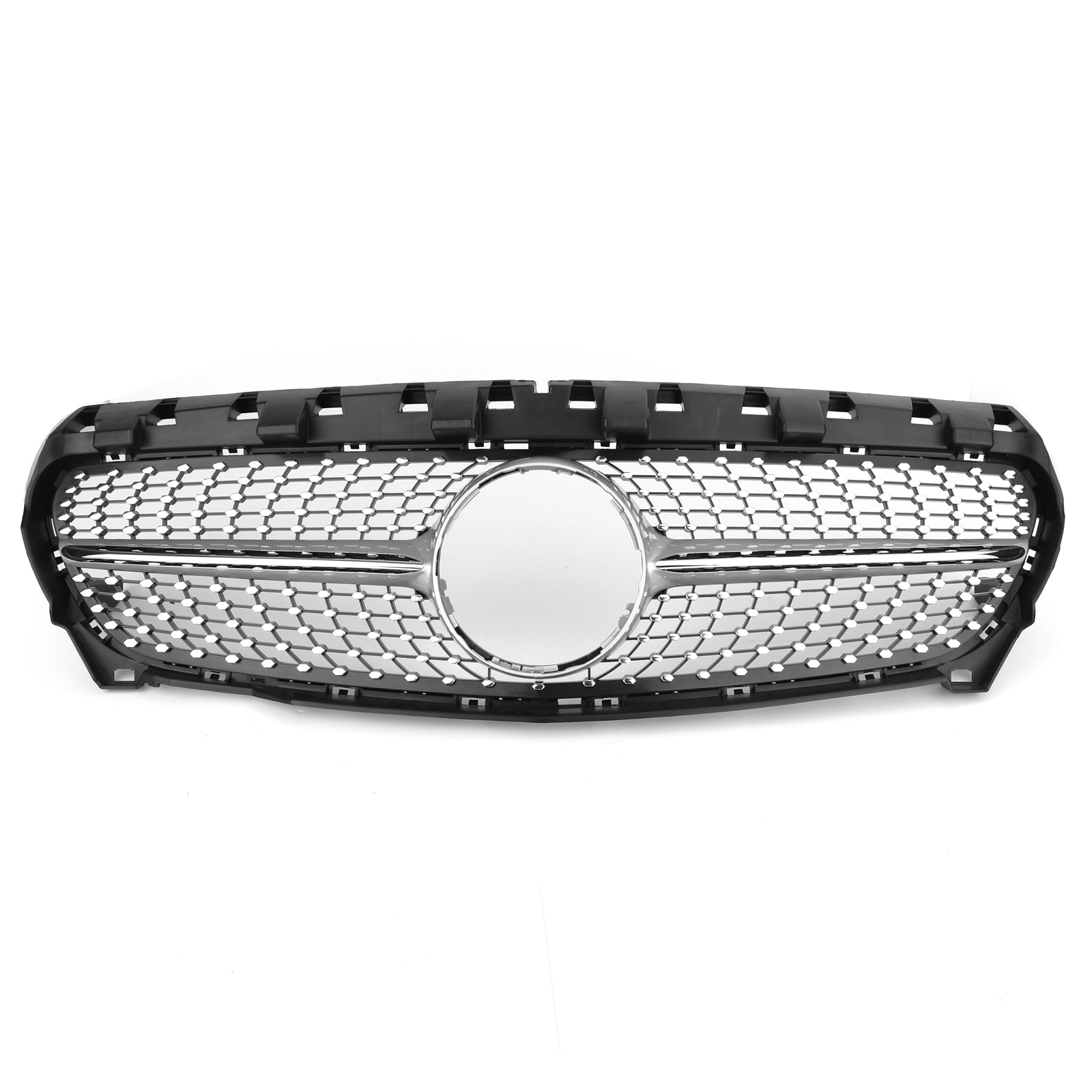 Diamond star grille grill Fit Mercedes-Benz R117 W117 CLA250 2013-2016 Silver