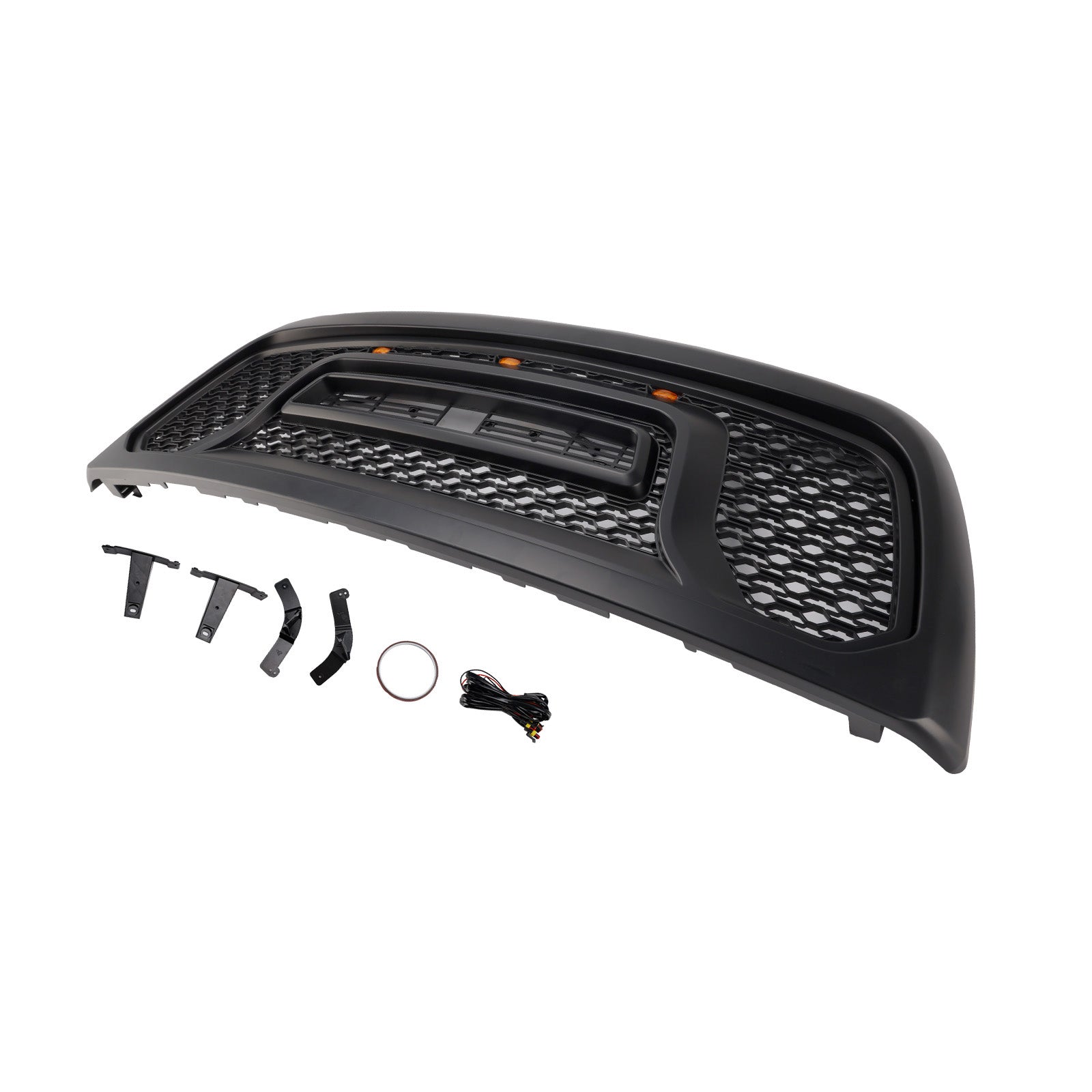 Calandre de pare-chocs avant avec éclairage LED pour Dodge Ram 2500/3500 Laramie Limited (2010-2018)