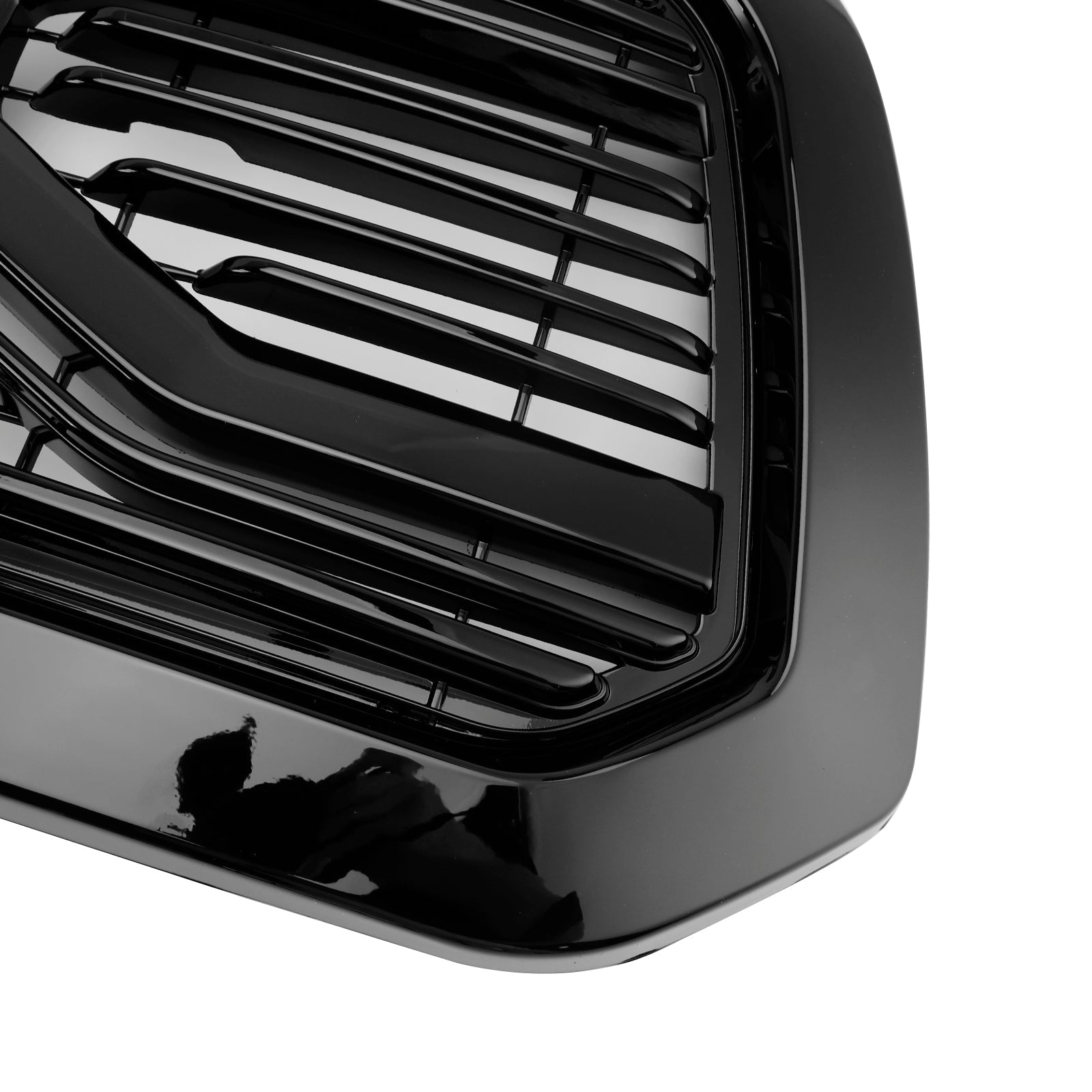 Musta Big Horn -tyylinen etupuskurin maski Dodge Ram 1500:een (2013-2018).