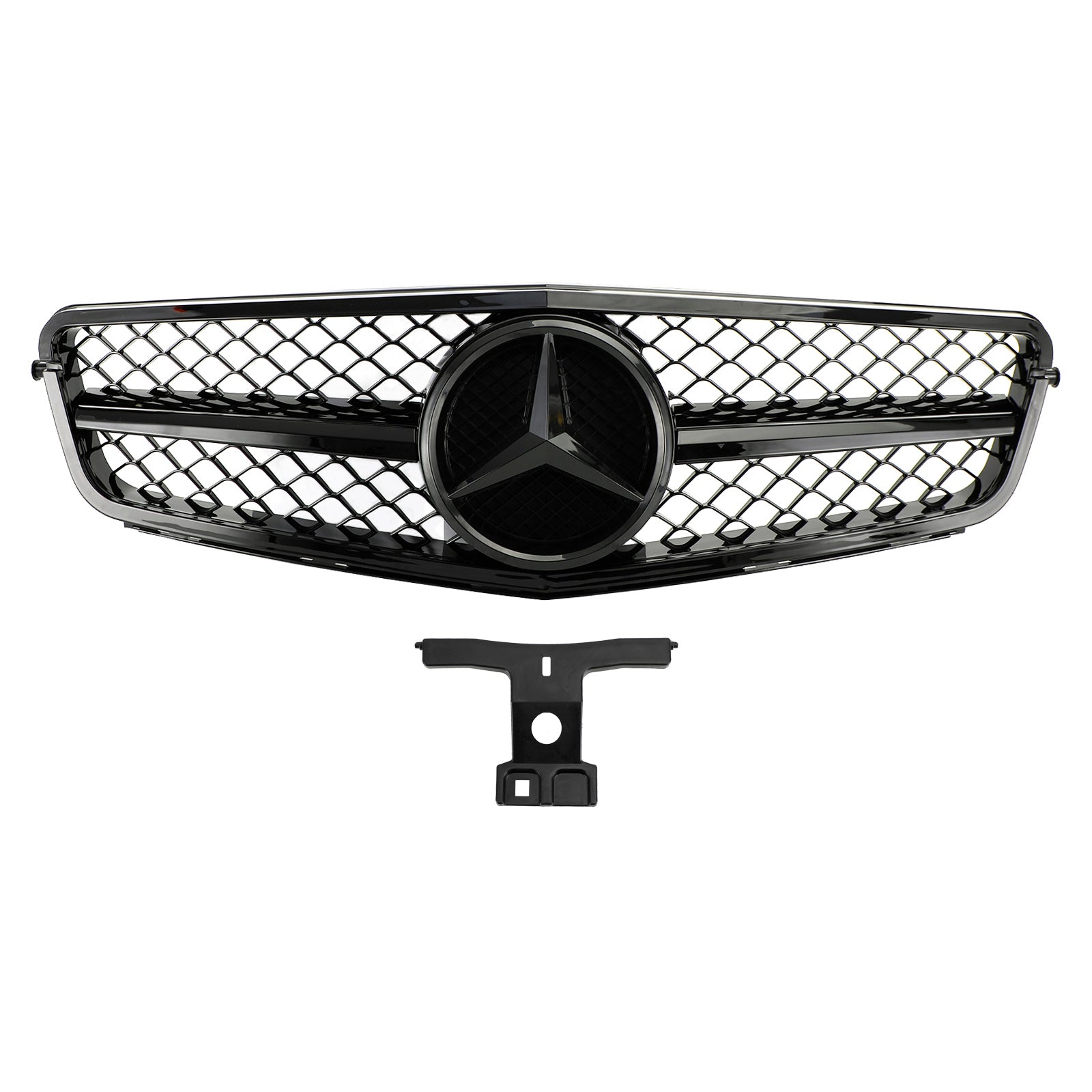 Grille de calandre noire brillante de style C63 pour BENZ W204 C-Class 2008-2014 générique