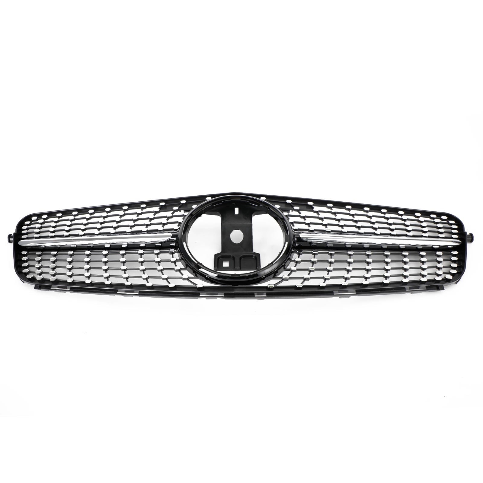 Grille de Calandre Avant Noir Chrome pour Mercedes C W204 (2008-2014) C180 C200 C250 C350