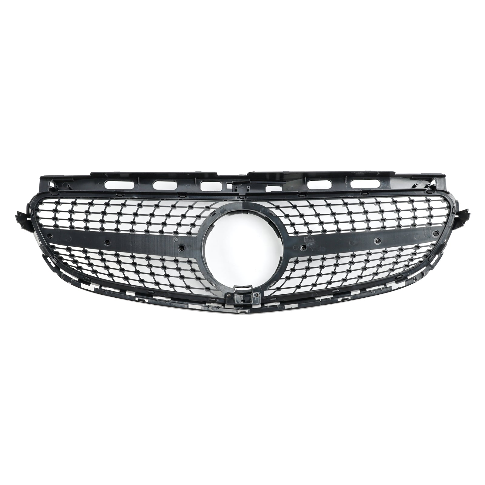 Diamantvormige grille voor de voorbumper van de Mercedes E-Klasse W212 Facelift 2013-2016