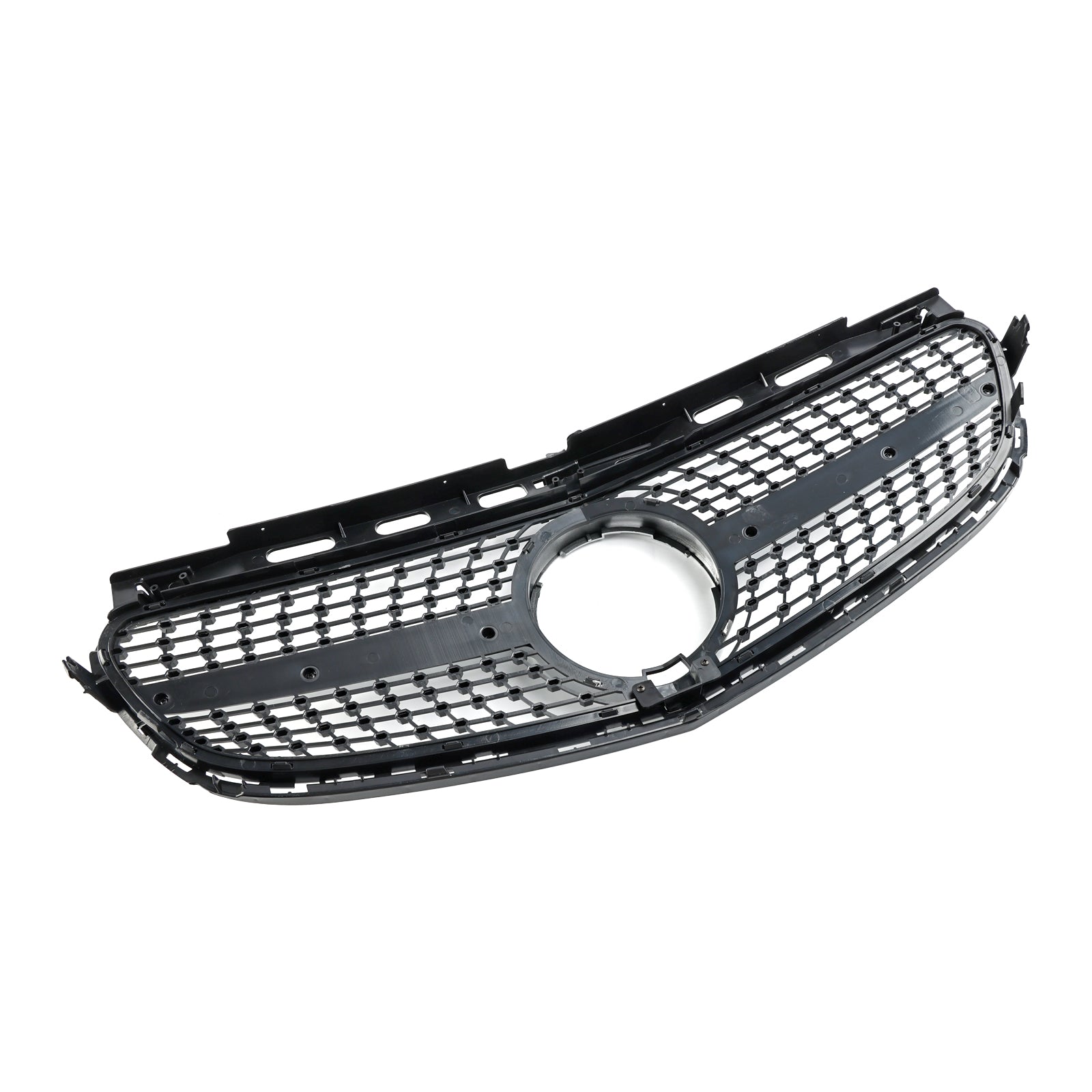 Diamantvormige grille voor de voorbumper van de Mercedes E-Klasse W212 Facelift 2013-2016