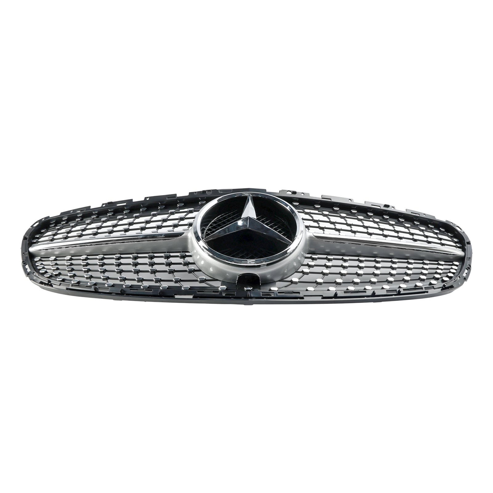 Rejilla diamantada del parachoques delantero para Mercedes Clase E W212 2013-2016 lavado de cara
