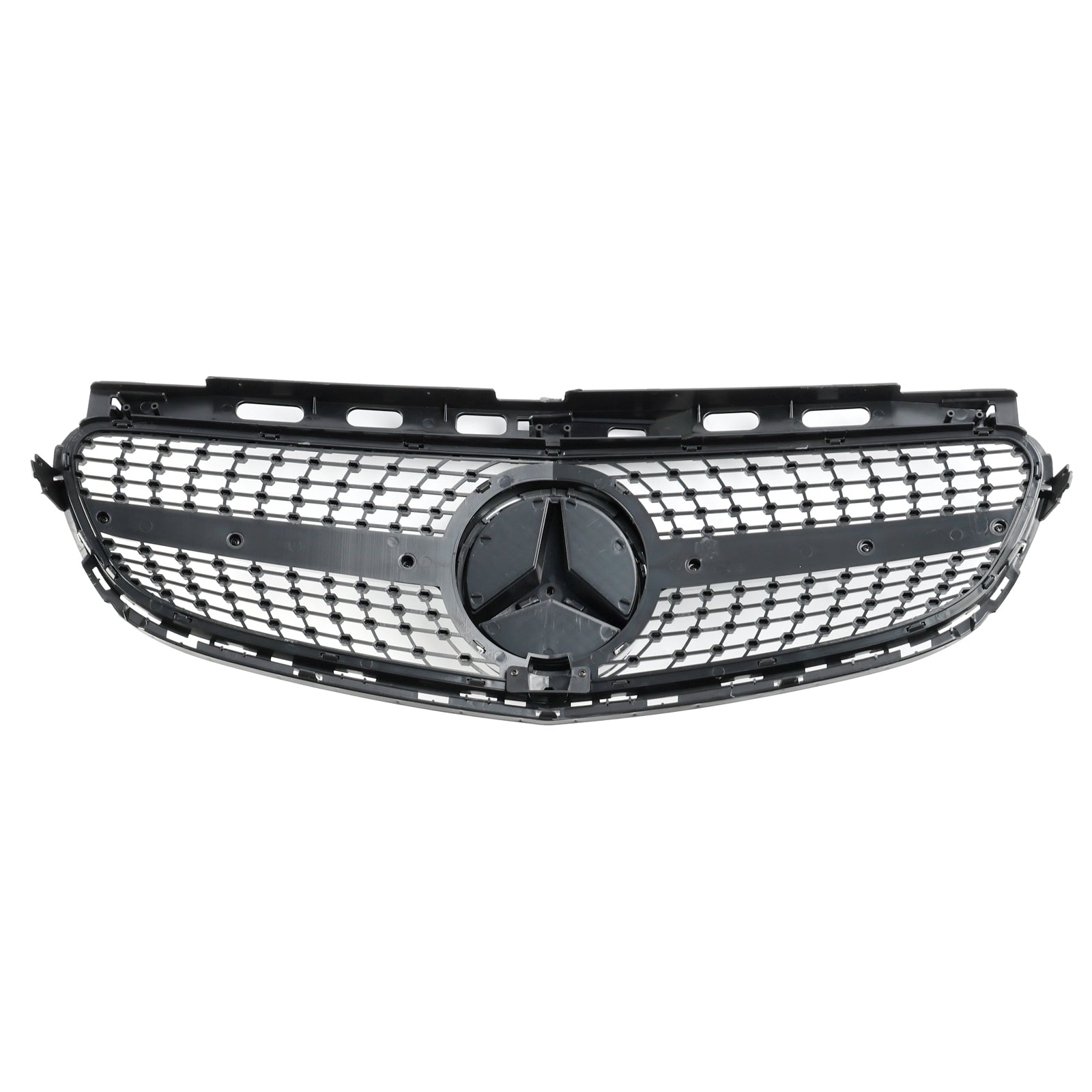 Rejilla diamantada del parachoques delantero para Mercedes Clase E W212 2013-2016 lavado de cara