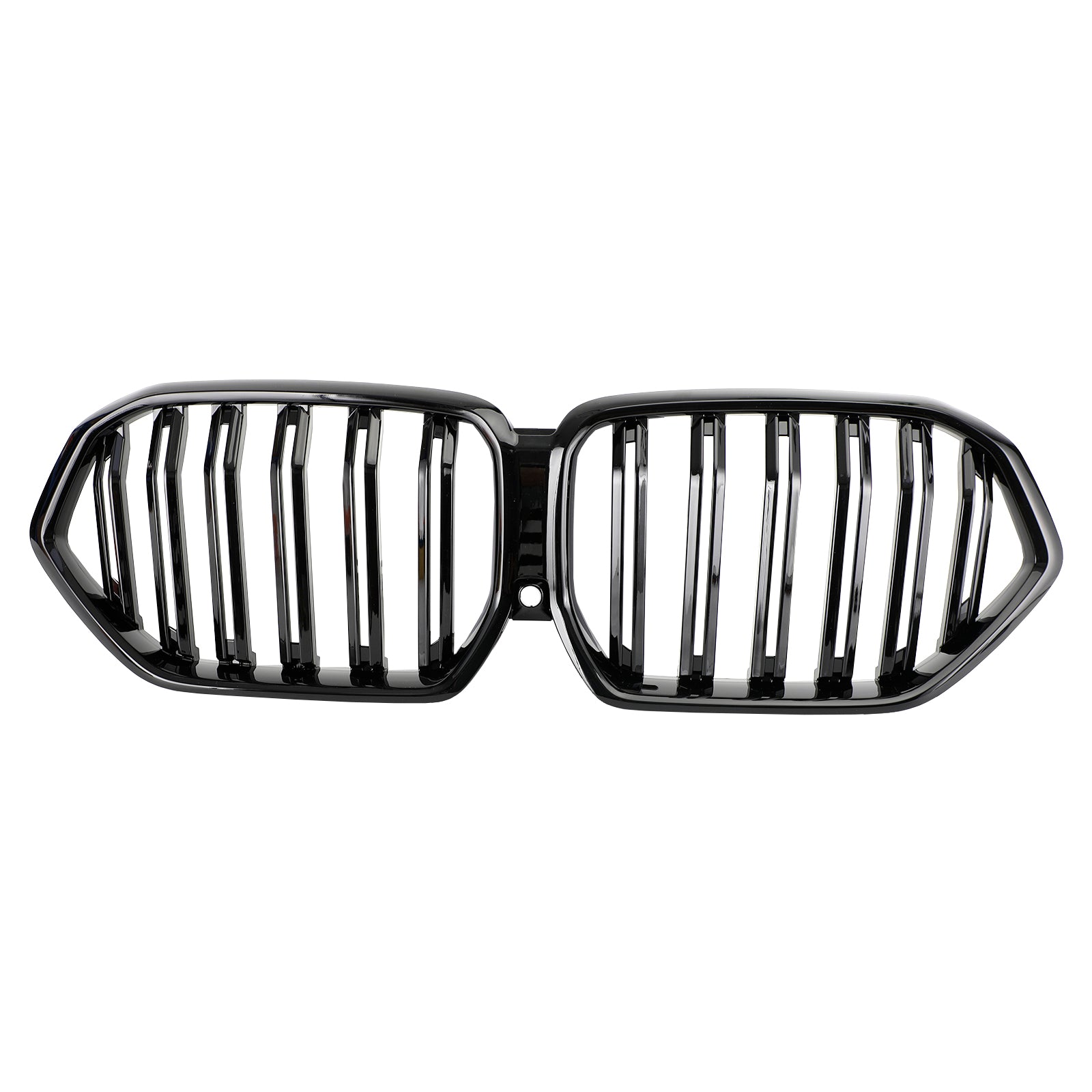 2020-2022 BMW X6 G06 M50i avec trou de caméra Grille de pare-chocs avant Noir