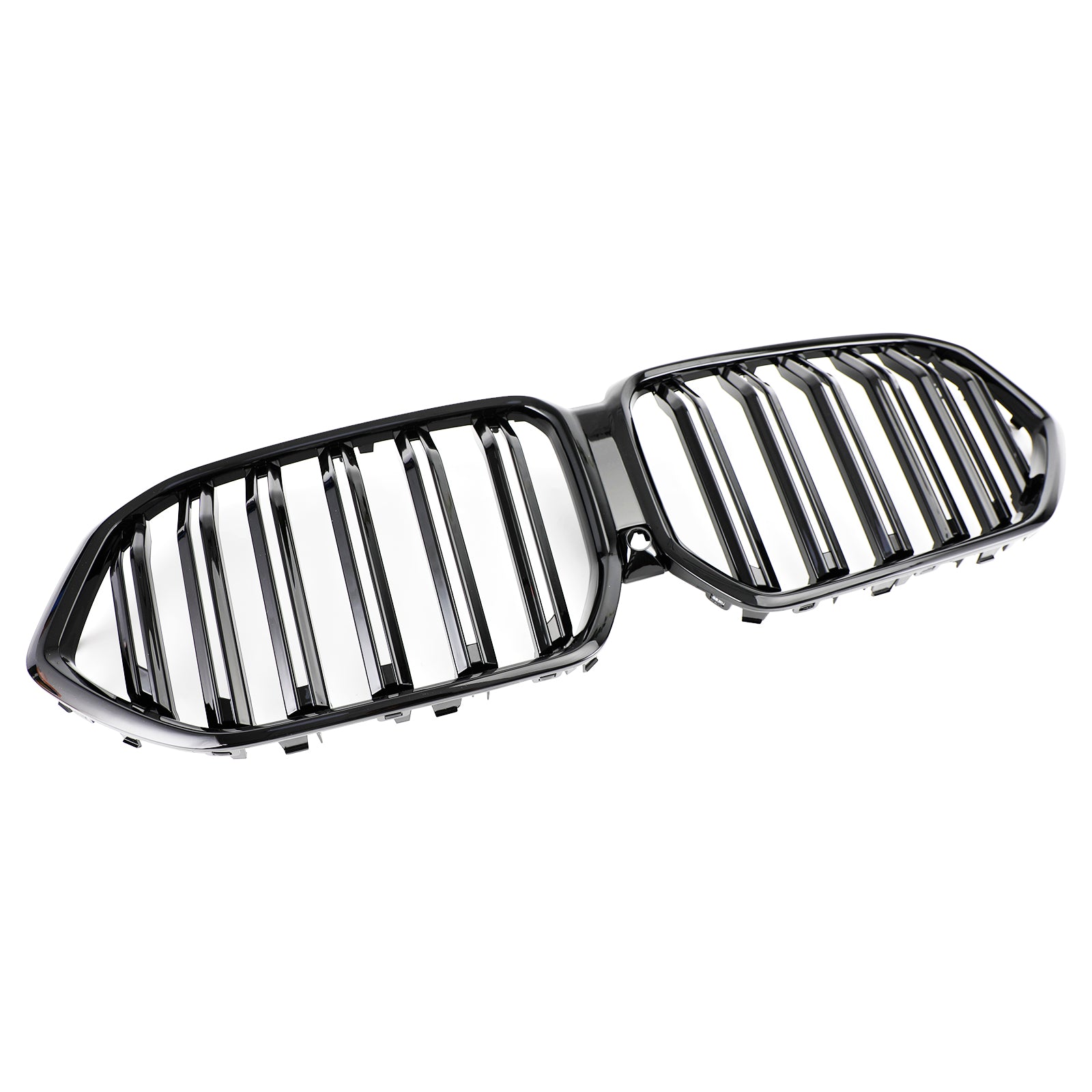 2020-2022 BMW X6 G06 M50i avec trou de caméra Grille de pare-chocs avant Noir