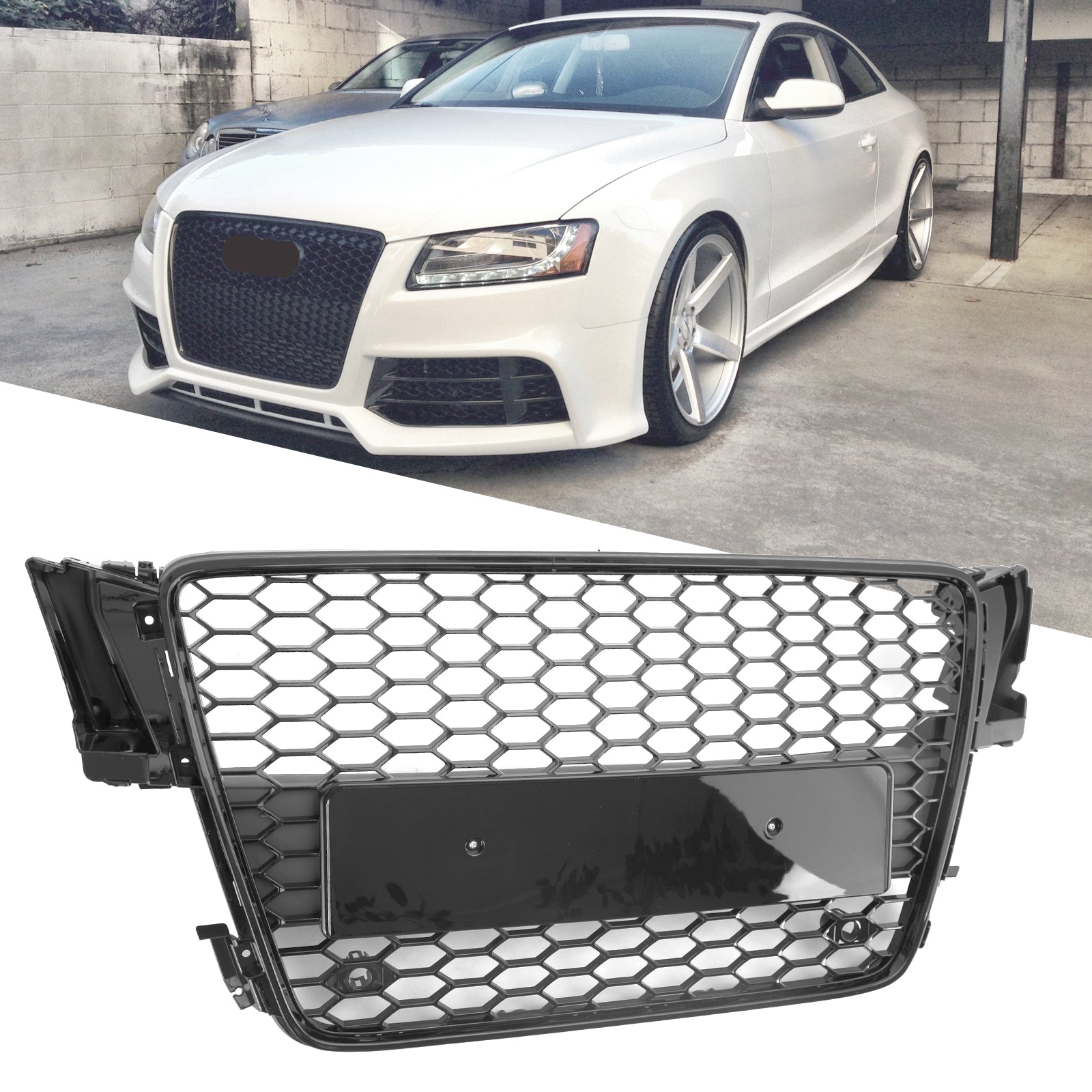 Parrilla deportiva estilo panal Audi A5/S5 B8 2008-2012 RS5