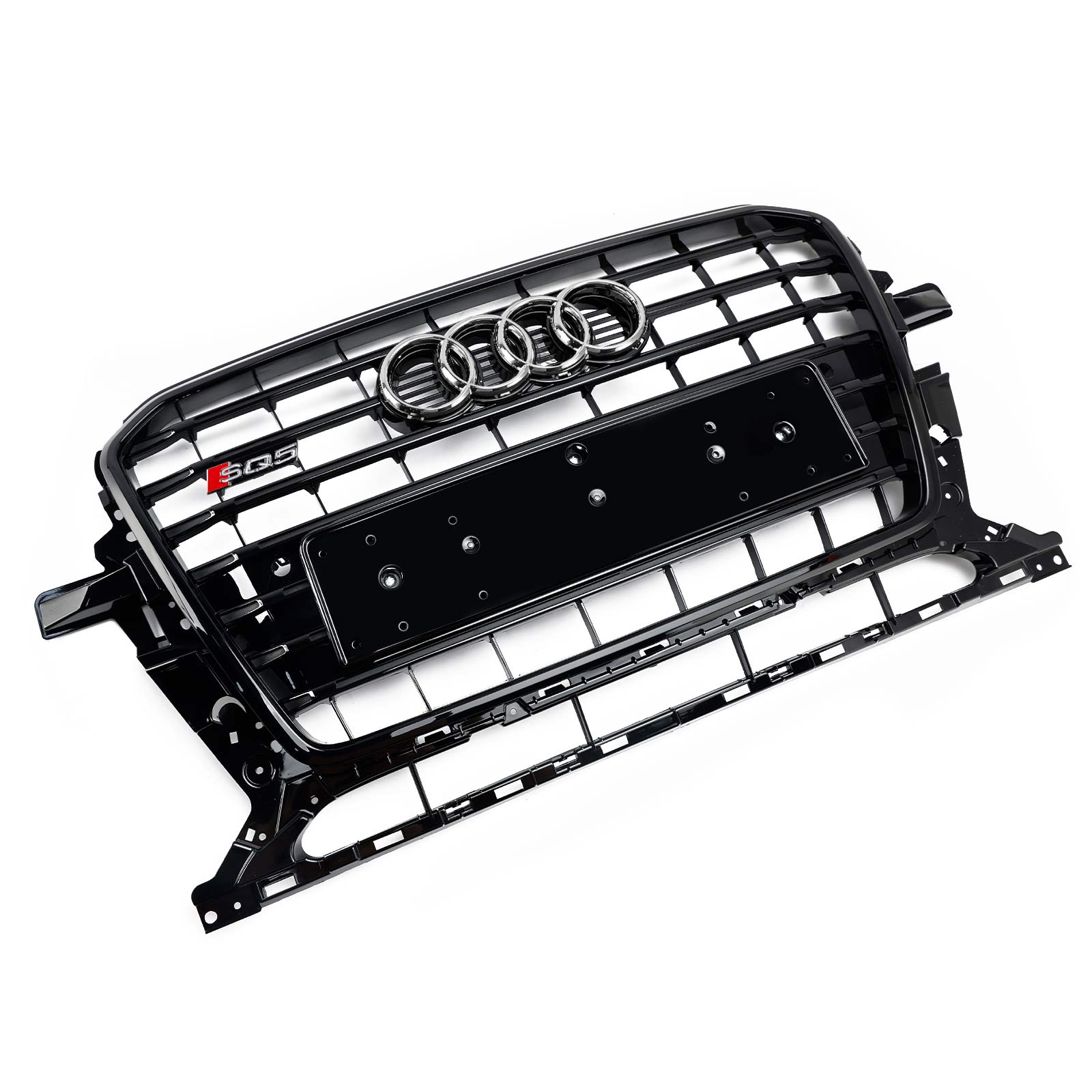 2013-2017 Audi Q5 SQ5 8R Negro RSQ5 Estilo Honeycomb Mesh Sport Hex Grill