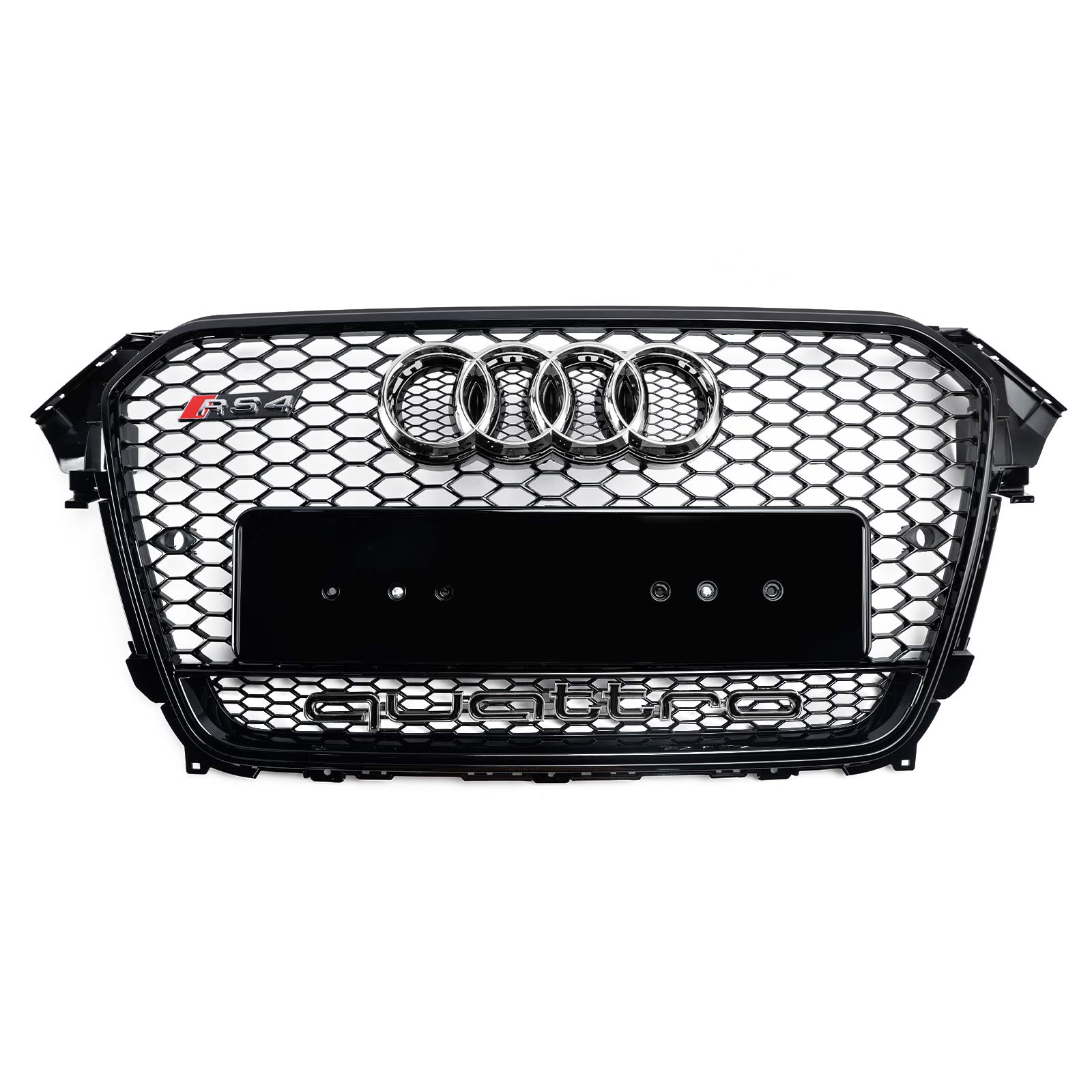 Audi A4 S4 B8.5 2013-2016 con rejilla de parachoques delantero estilo Quattro RS4