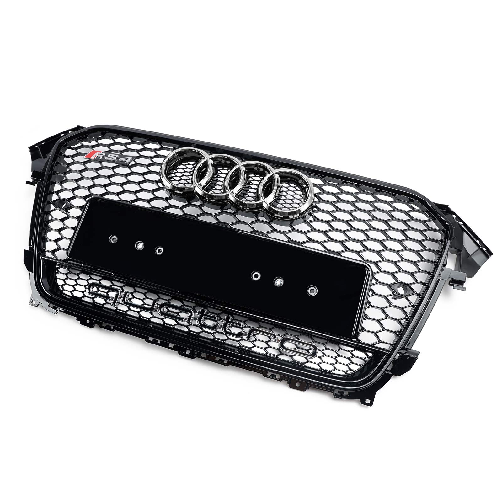 Audi A4 S4 B8.5 2013-2016 con rejilla de parachoques delantero estilo Quattro RS4