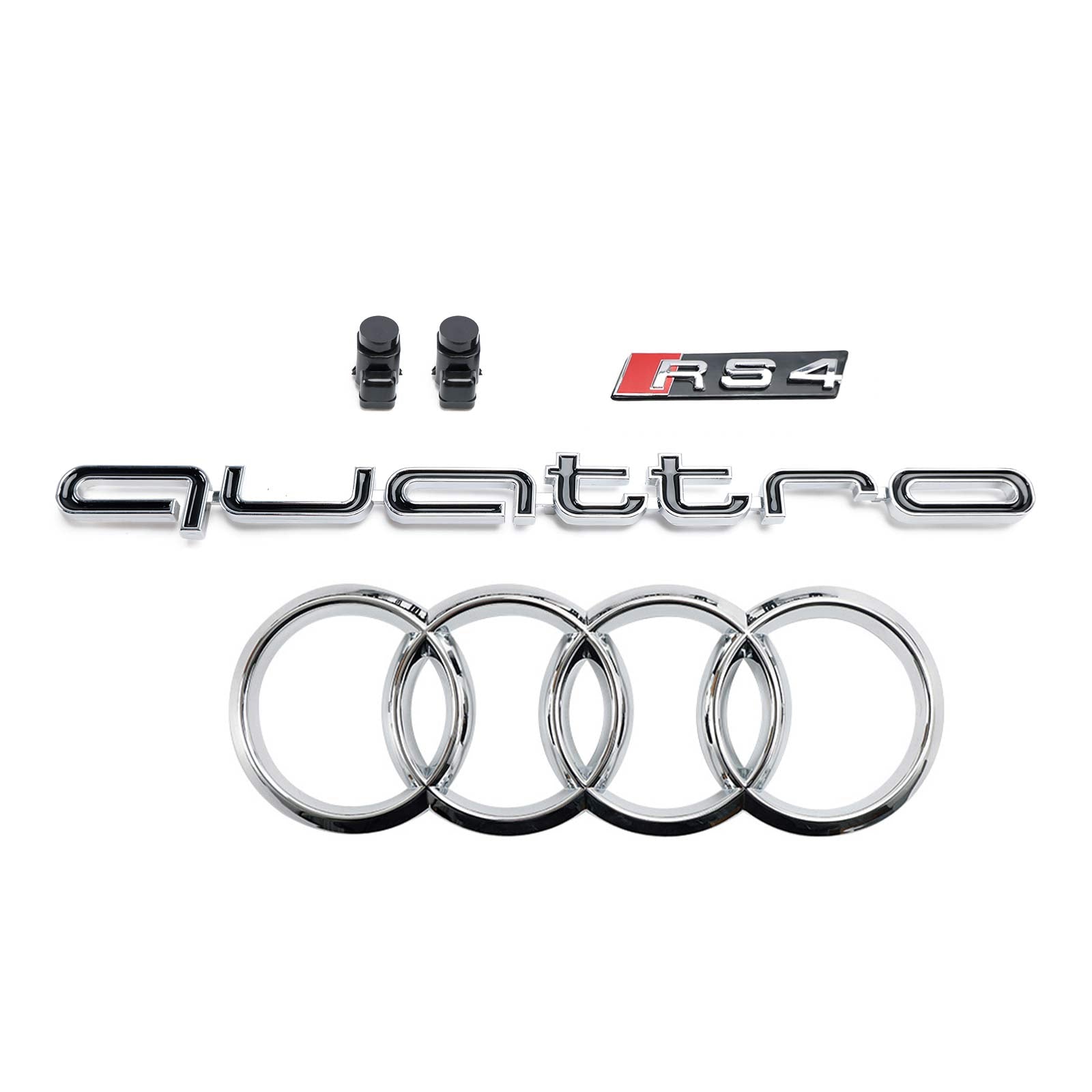 Audi A4 S4 B8.5 2013-2016 con rejilla de parachoques delantero estilo Quattro RS4