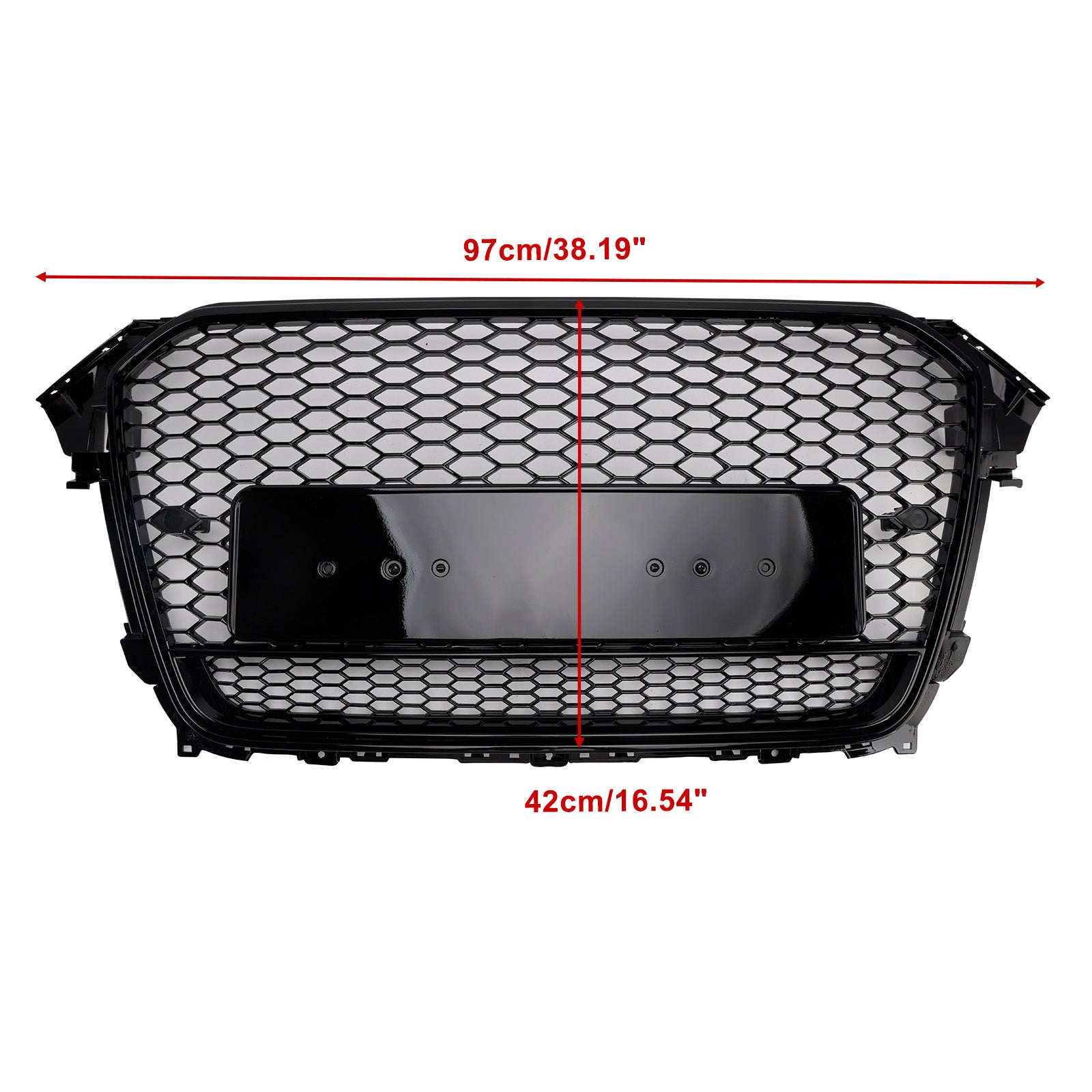 Grille de pare-chocs avant style Audi A4 S4 B8.5 2013-2016 avec Quattro RS4