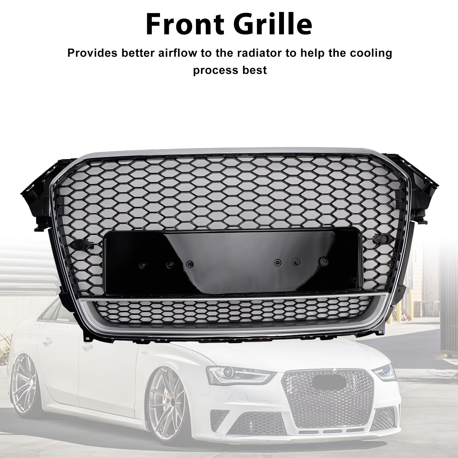 Audi A4 S4 B8.5 2013-2016 maska ​​prednjega odbijača s Quattro RS4
