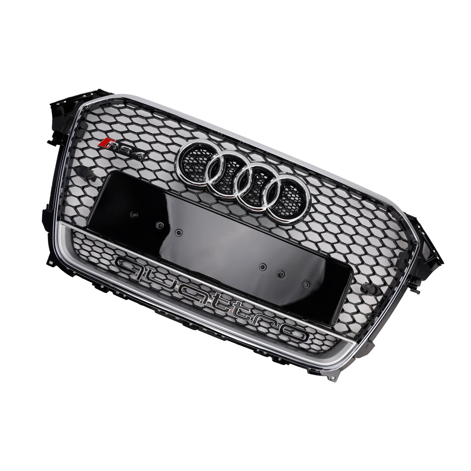 Audi A4 S4 B8.5 2013-2016 Przednia siatka zderzaka z Quattro RS4
