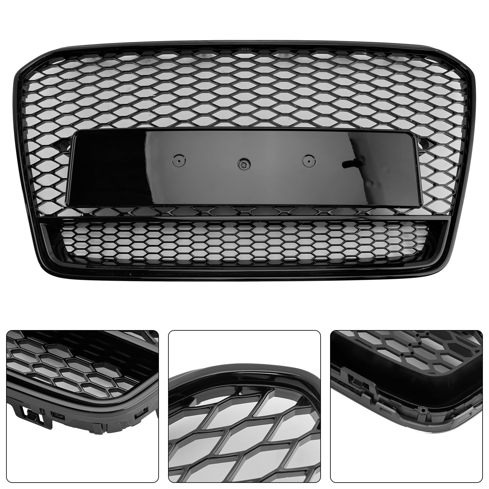 Grille de pare-chocs avant en nid d'abeille de style Audi A5 S5 B8.5 RS5 2013-2016