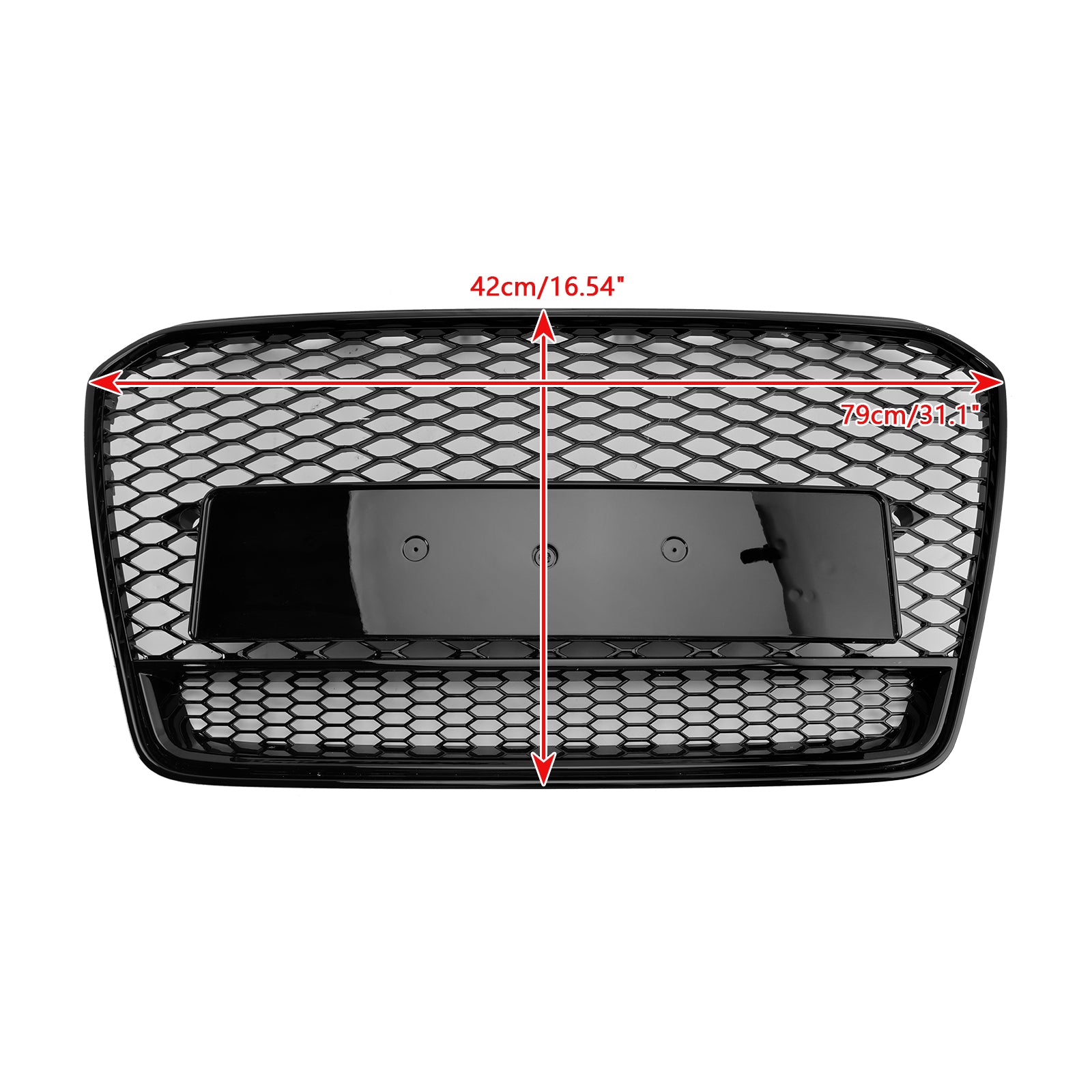 Grille de pare-chocs avant en nid d'abeille de style Audi A5 S5 B8.5 RS5 2013-2016