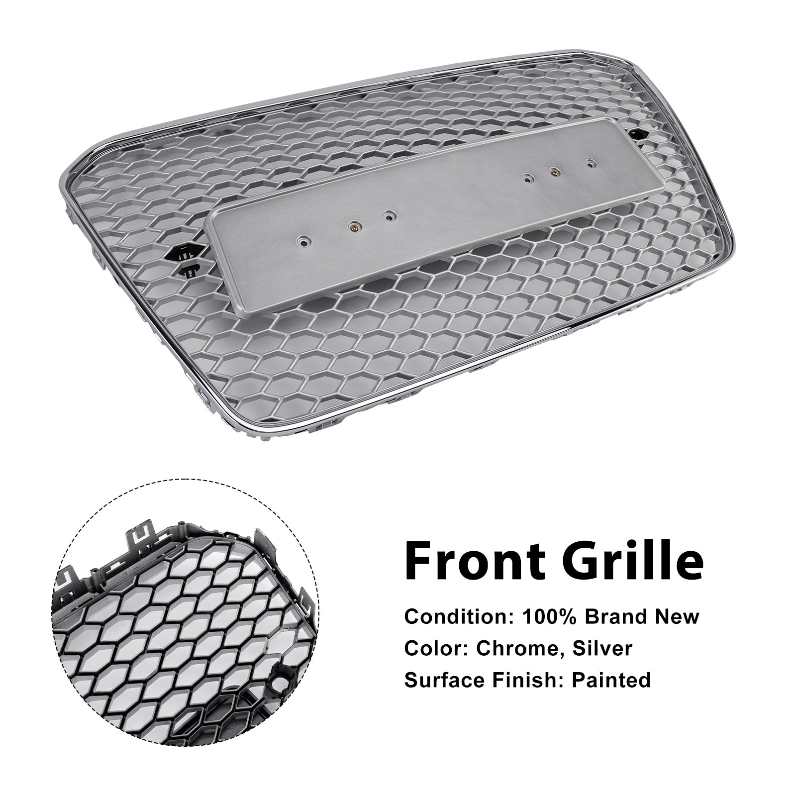 Griglia paraurti anteriore stile nido d'ape Audi A5 S5 B8.5 RS5 2013-2016