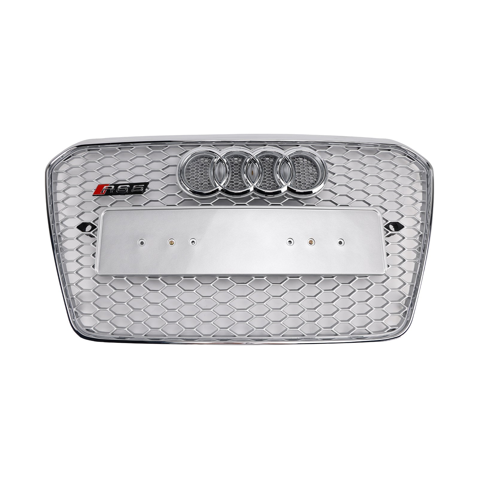 Grille de pare-chocs avant en nid d‘abeille style Audi A5 S5 B8.5 RS5 2013-2016