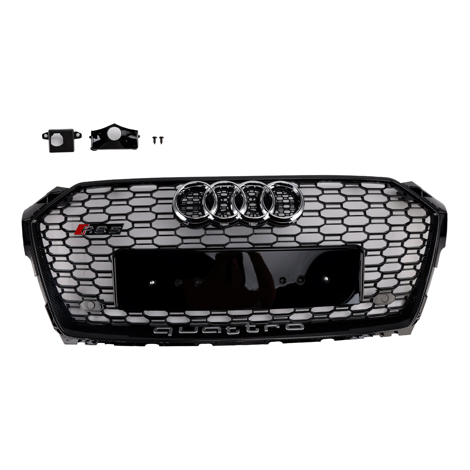Grille de calandre avant en nid d&#39;abeille style sport Audi A5 S5 B9 RS5 2017-2019