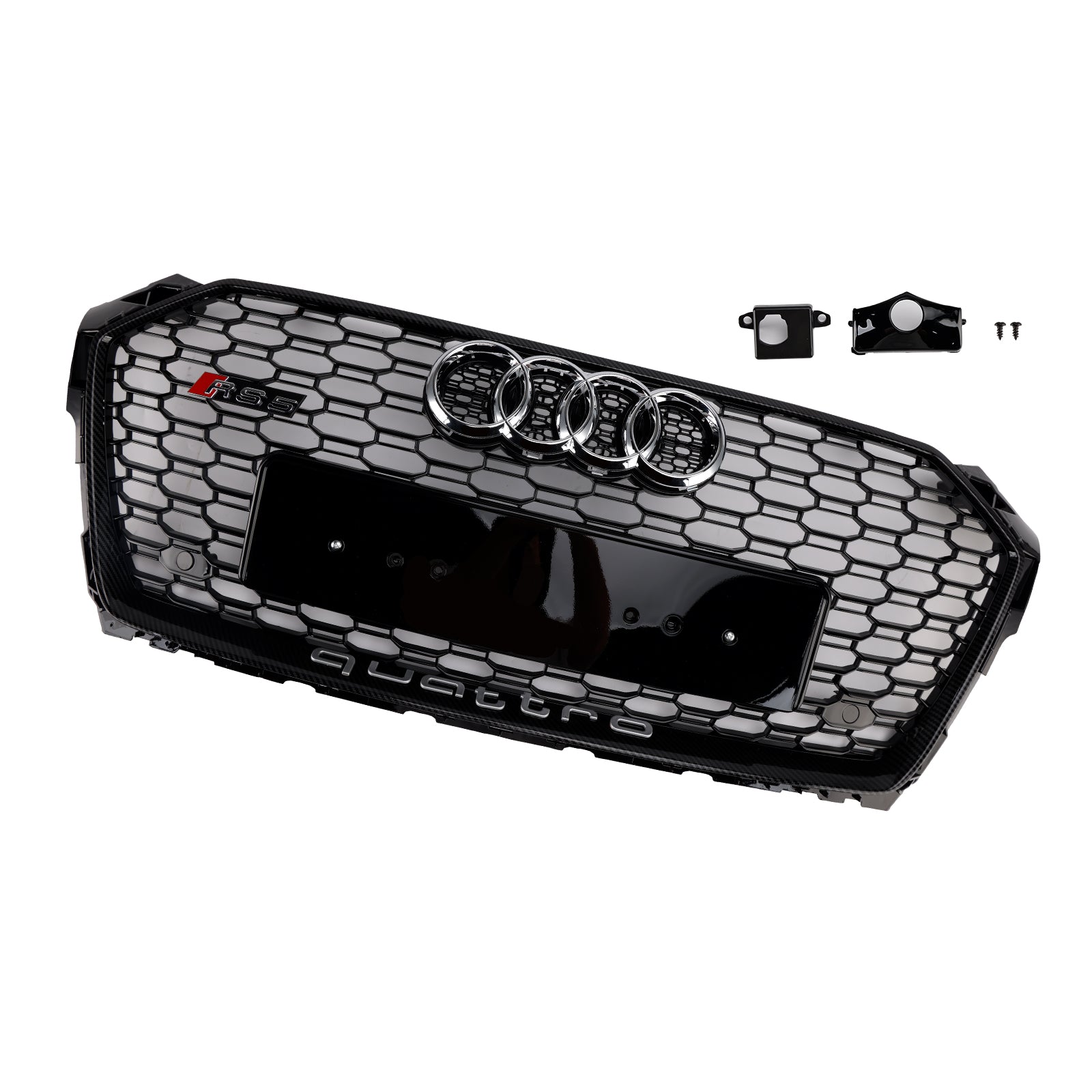 Grille de calandre avant en nid d'abeille style sport Audi A5 S5 B9 RS5 2017-2019