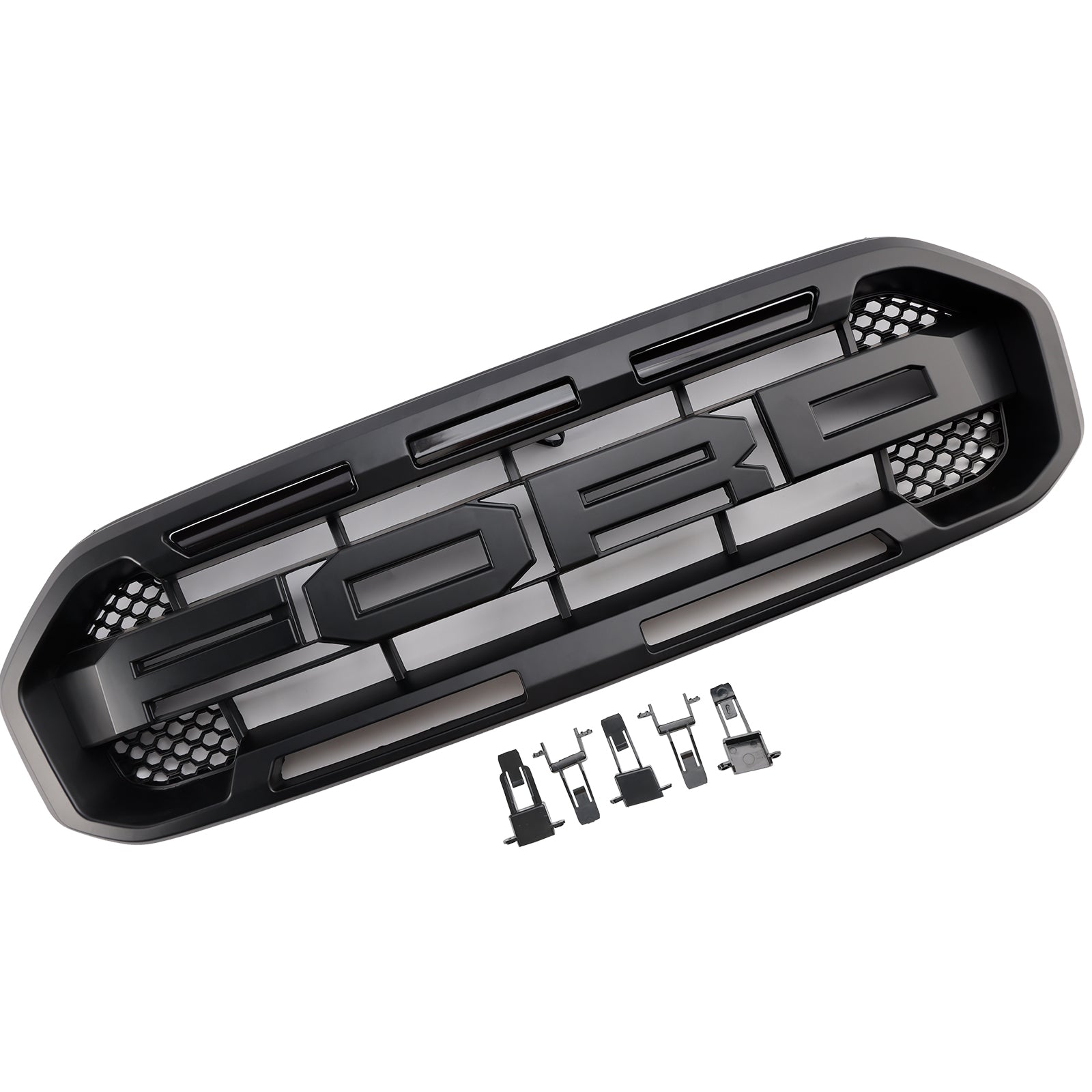 Grille de pare-chocs avant noire style Raptor pour Ford Ranger 2019-2023