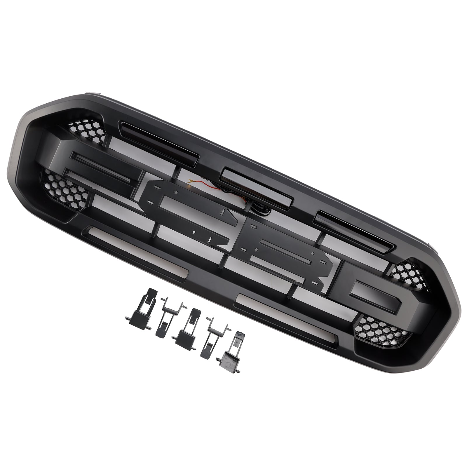 Grille de pare-chocs avant noire style Raptor pour Ford Ranger 2019-2023