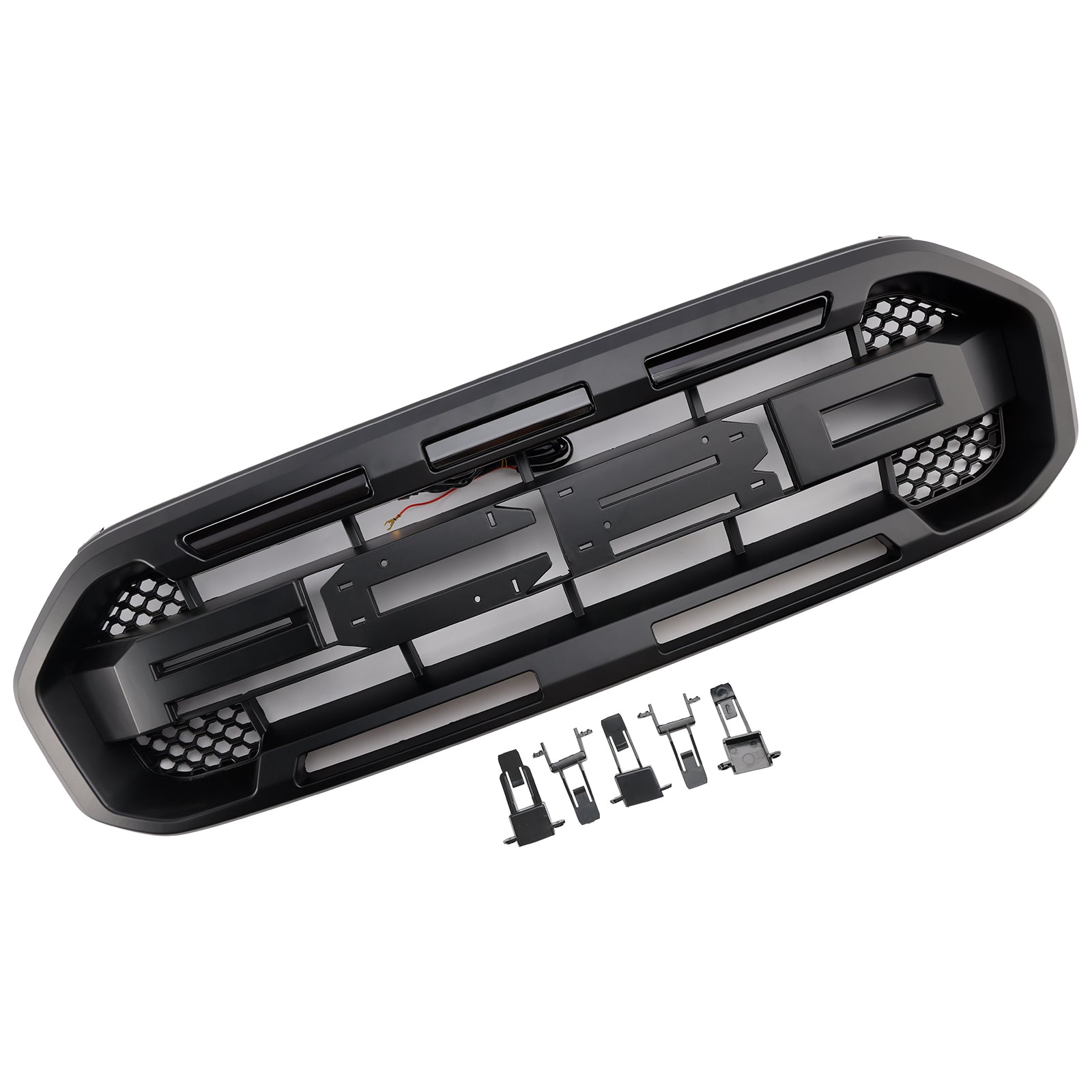 Grille de pare-chocs avant noire style Raptor pour Ford Ranger 2019-2023