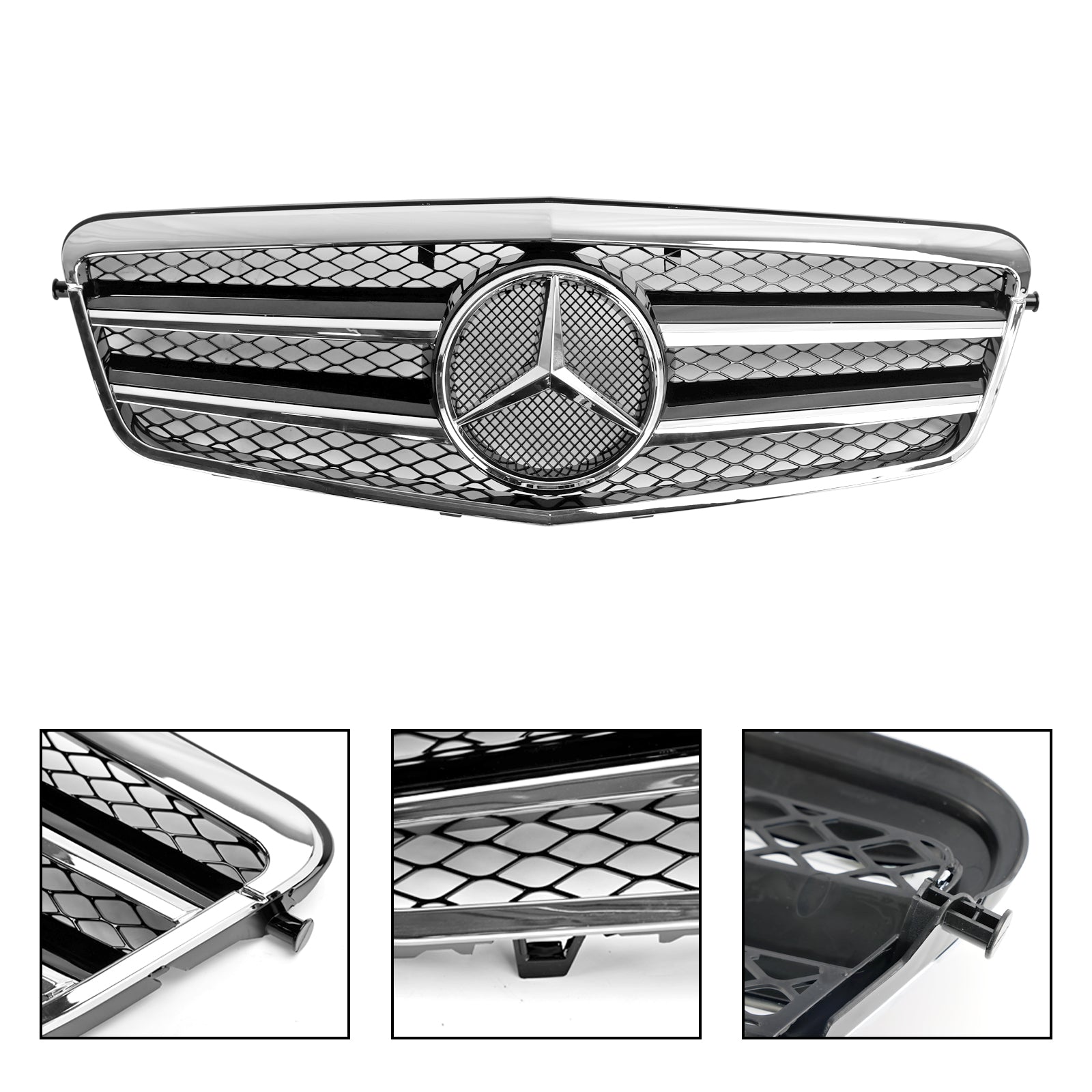 2009-2013 Benz E-Class W212 E200 E220 E350 E550 Grille de pare-chocs avant