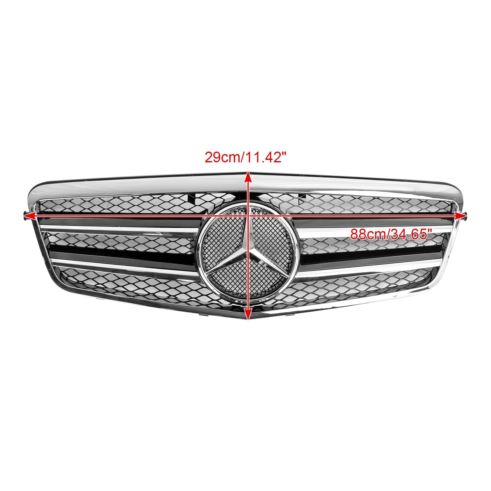 2009-2013 Benz E-Class W212 E200 E220 E350 E550 Grille de pare-chocs avant