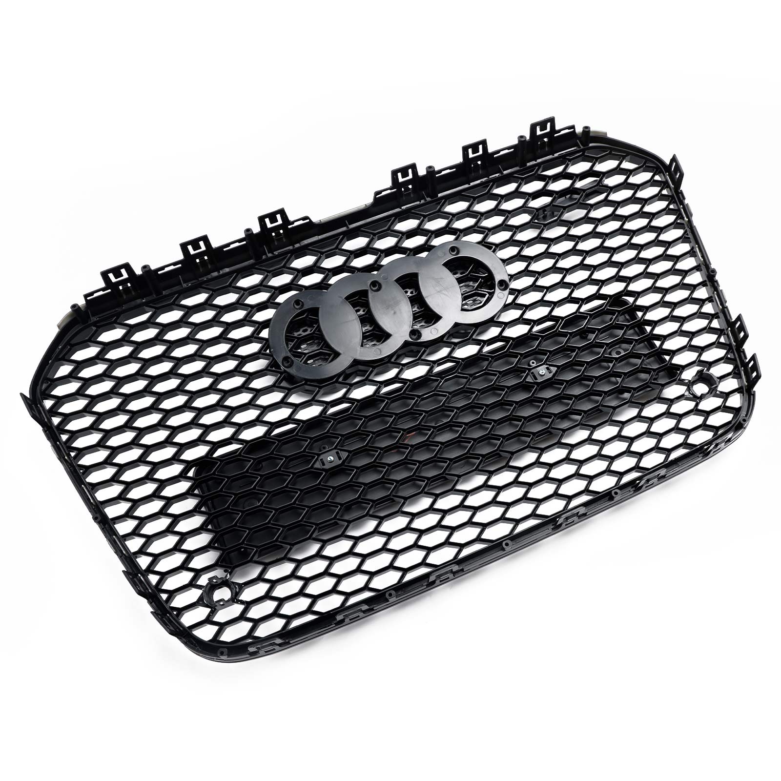 2012-2015 Audi A6 C7 S6 RS6 Style Grille de pare-chocs avant en nid d'abeille