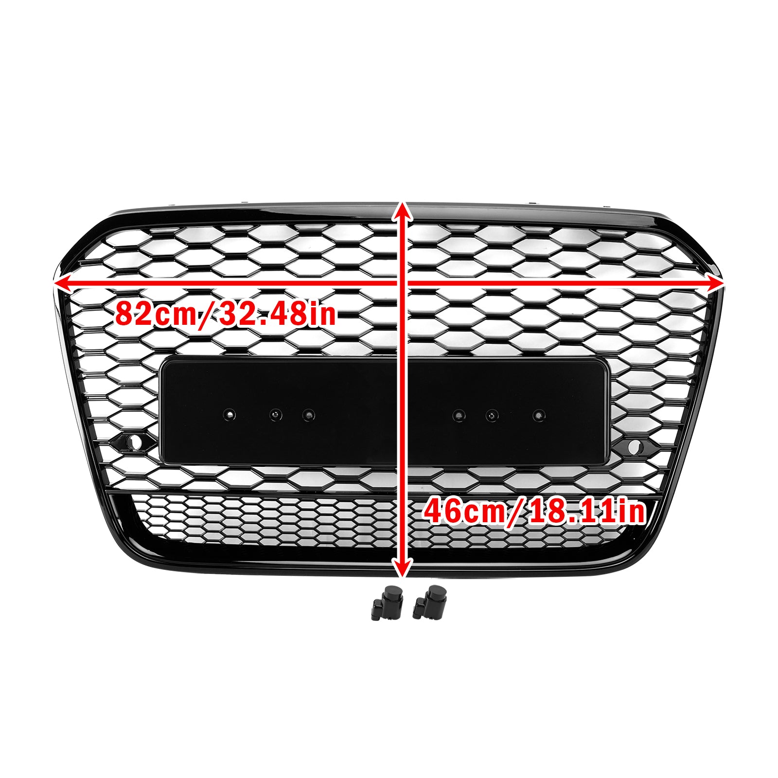 RS6 Style Honeycomb etusäleikkö Audi A6 S6 C7 2012-2015