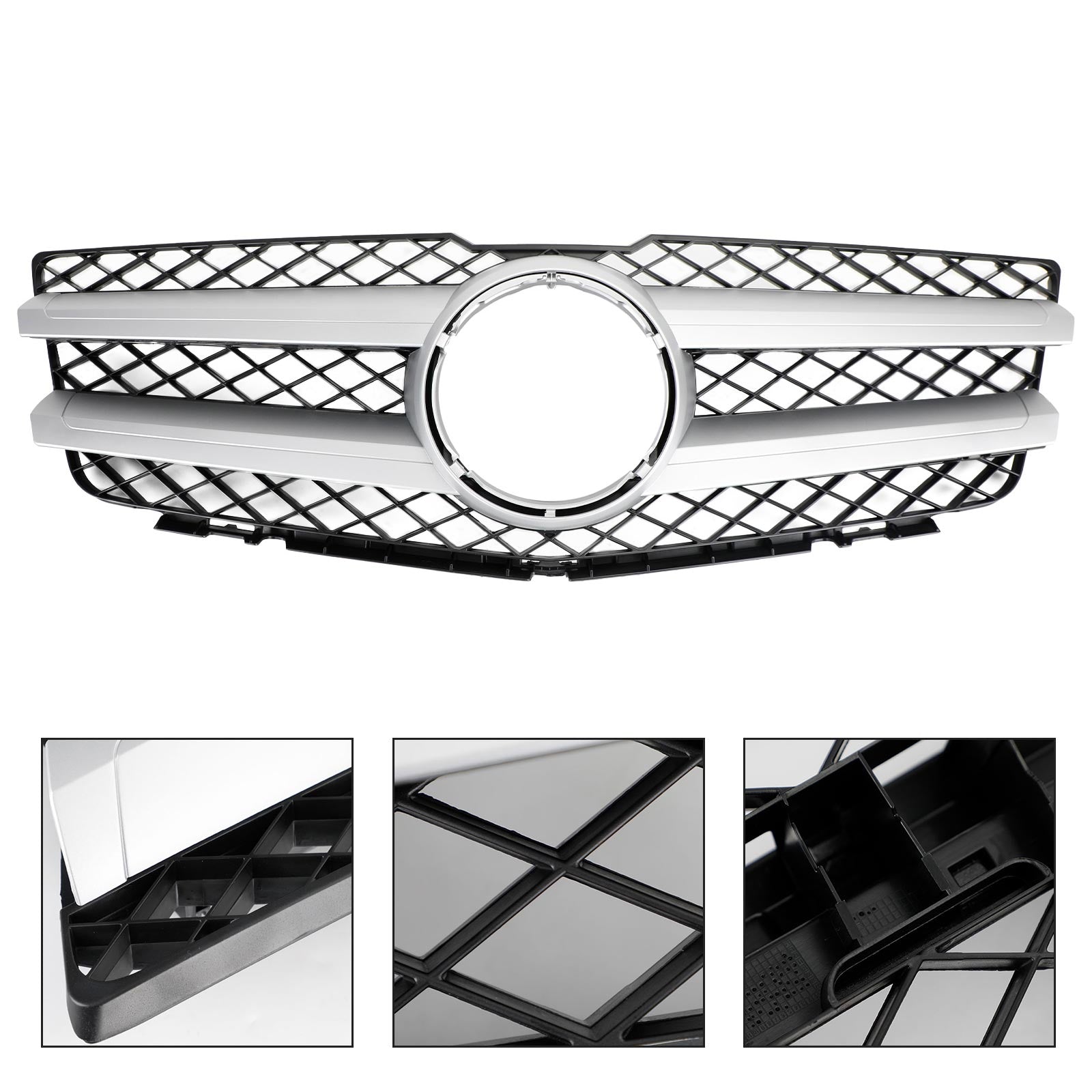 Front Hood Bumper Grill Grille Pour Mercedes Benz GLK X204 GLK350 2008-2012