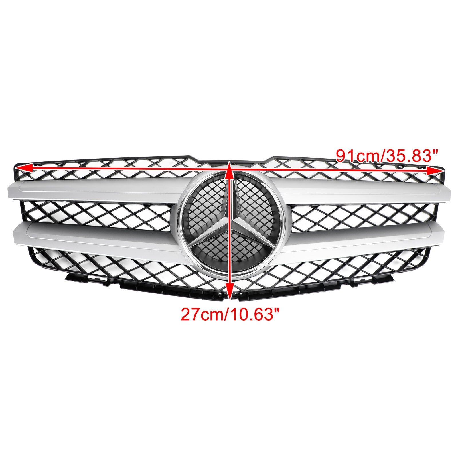 Front Hood Bumper Grill Grille Pour Mercedes Benz GLK X204 GLK350 2008-2012