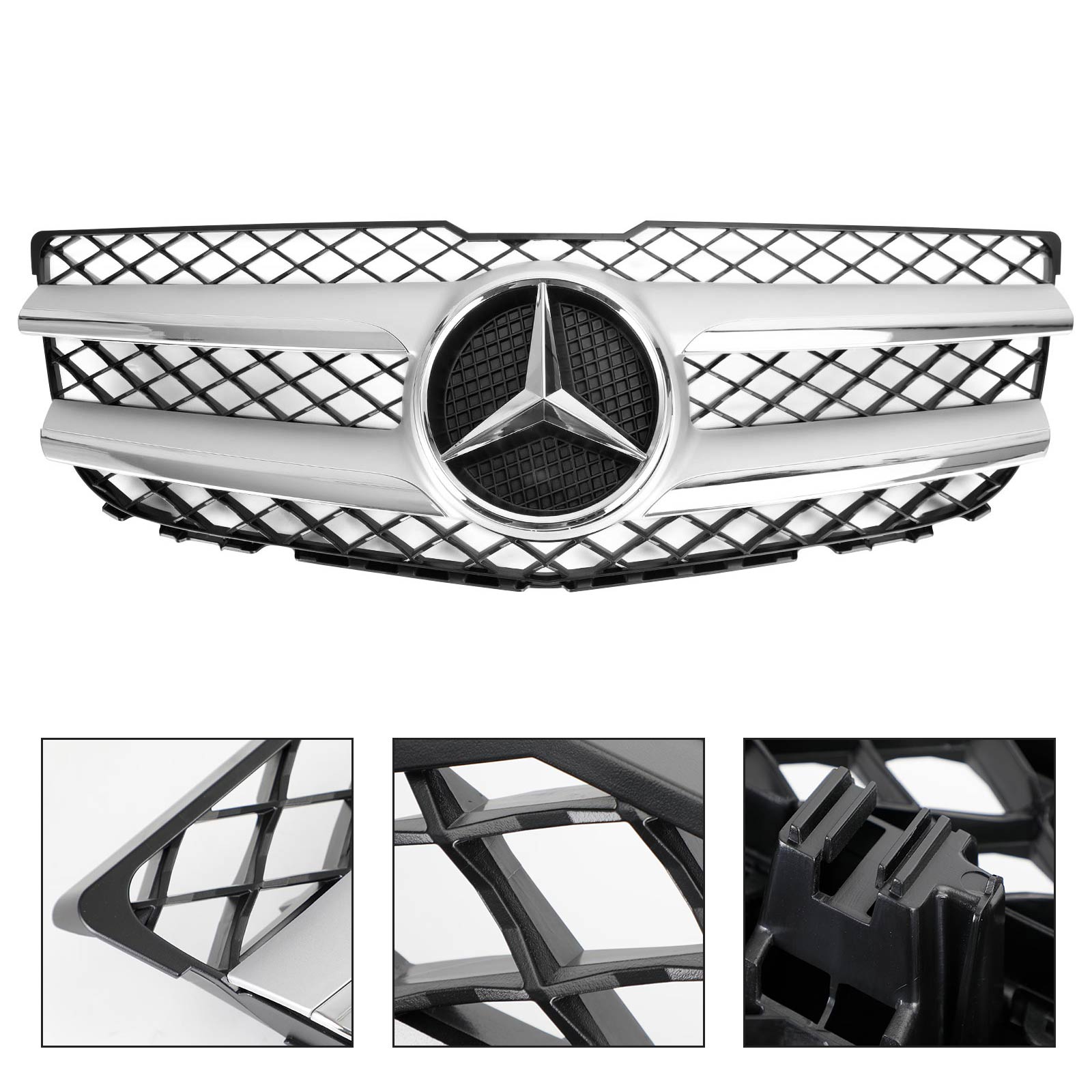 Grille de pare-chocs avant Mercedes-Benz GLK250 GLK350, référence 2048802983